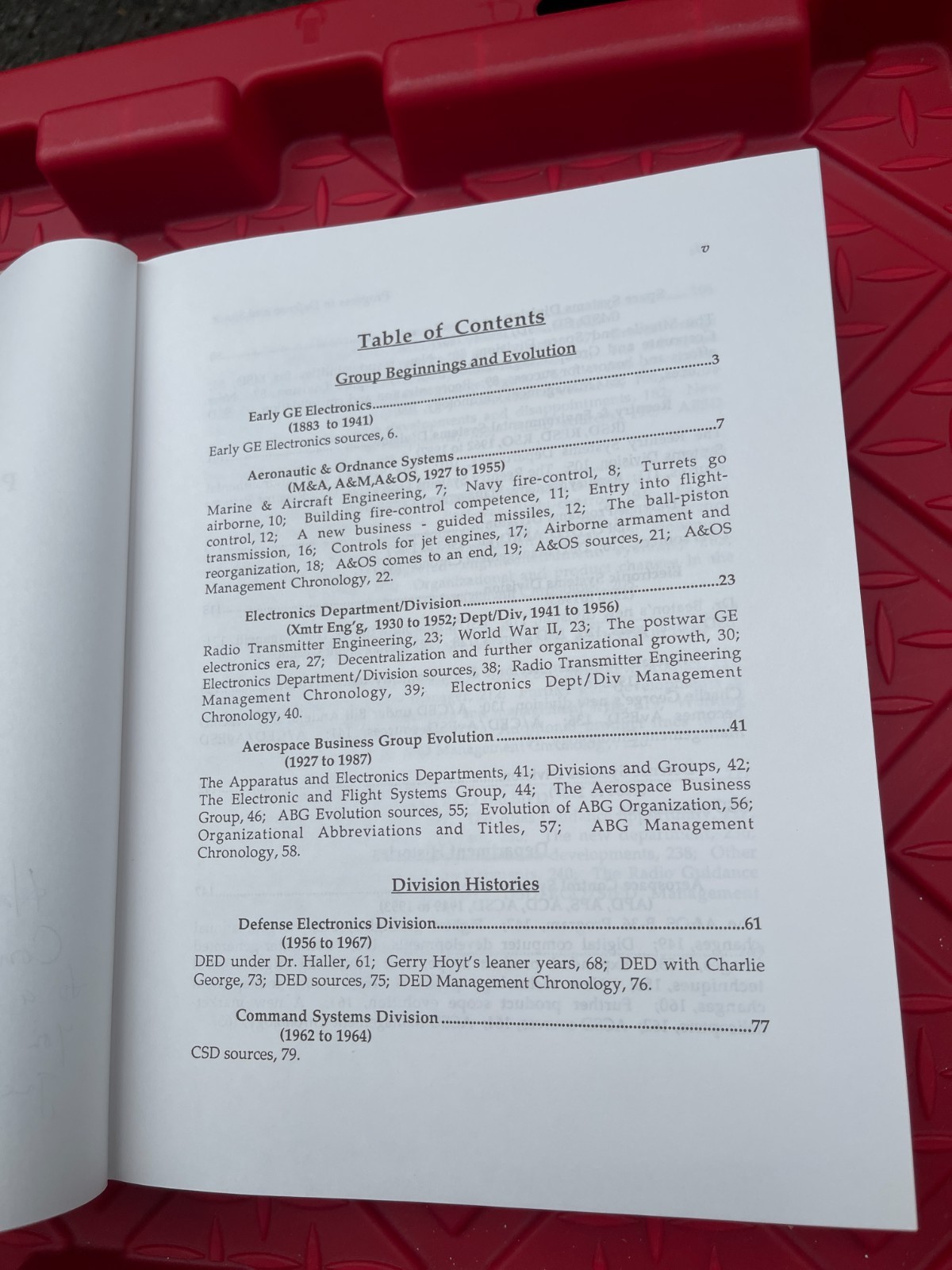 Progress in Defense & Space History Aerospace Group of the General Electric Book