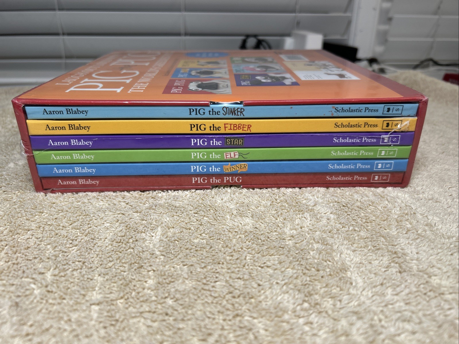 PIG THE PUG 6 Hardcover Picture Books Boxed Set Aaron Blabey Ages 3-5 NEW SEALED
