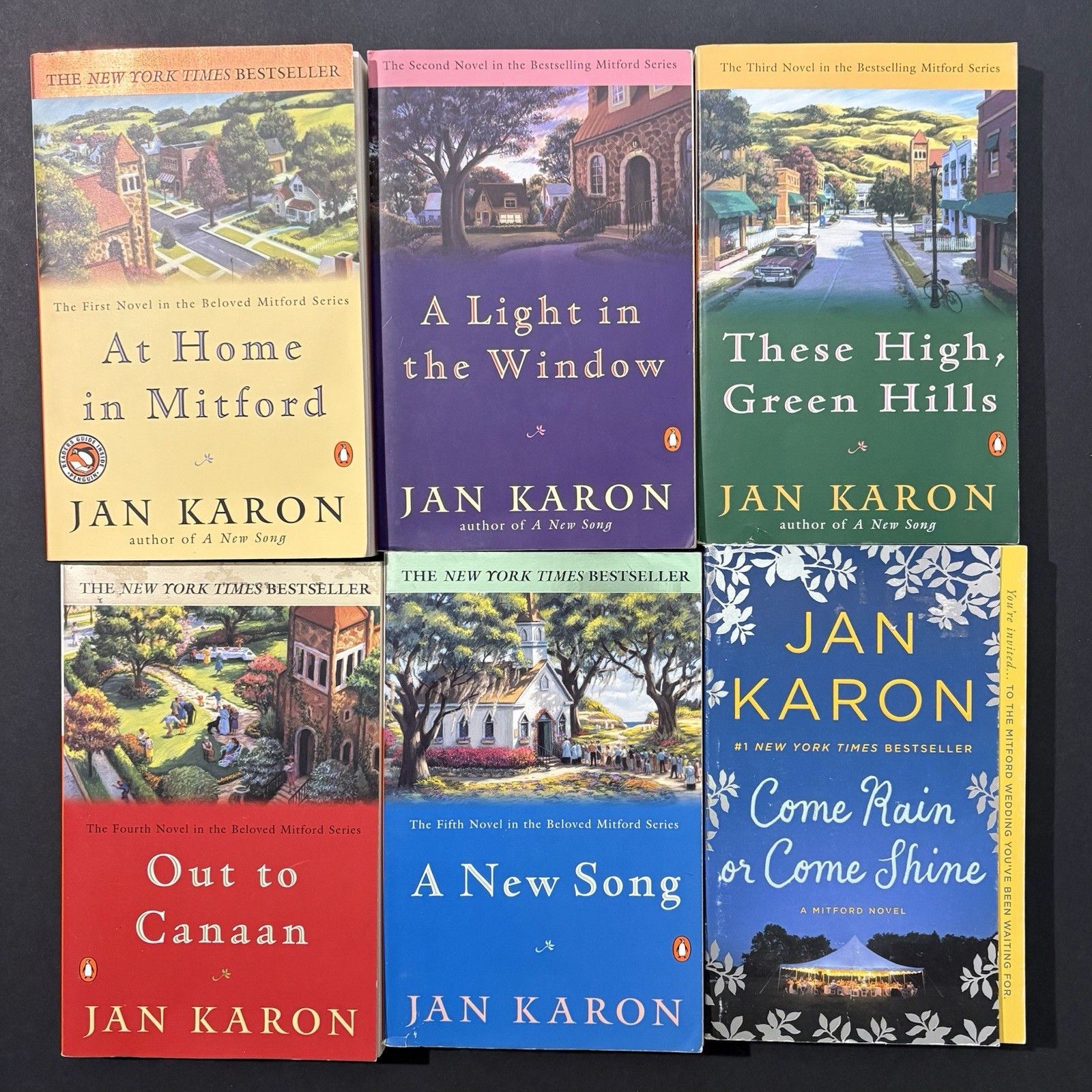 Lot of 18 Mitford Years Jan Karon Complete Set 1-14 + 4 Bonus Books PB & HC