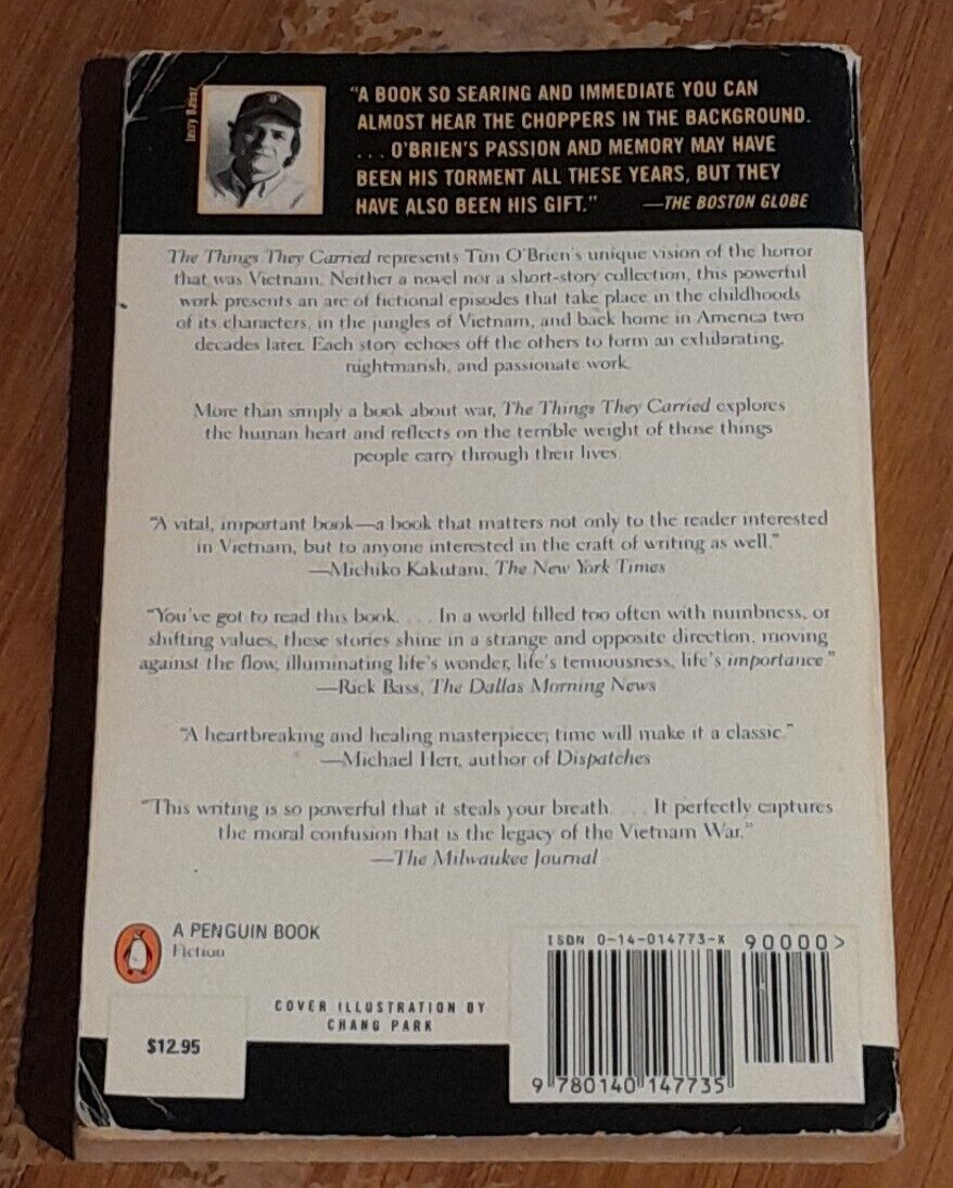 TIM O’BRIEN – The Things They Carried (Trade Paperback, 1991) – Penguin Books