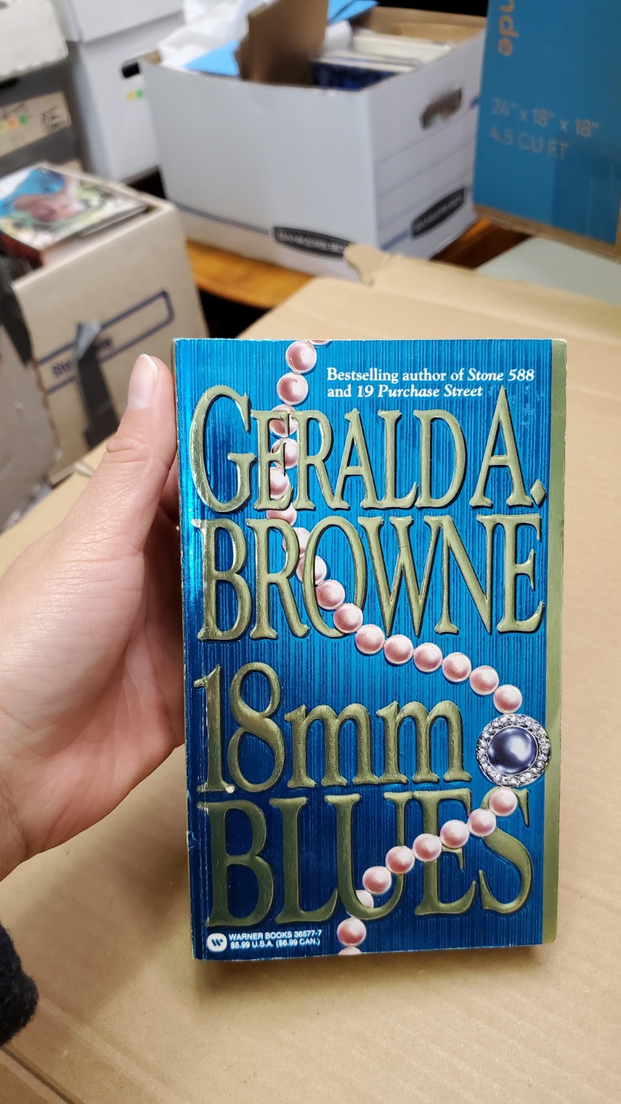 18mm Blues By Gerald A. Browne Warner Books 1994 Paperback