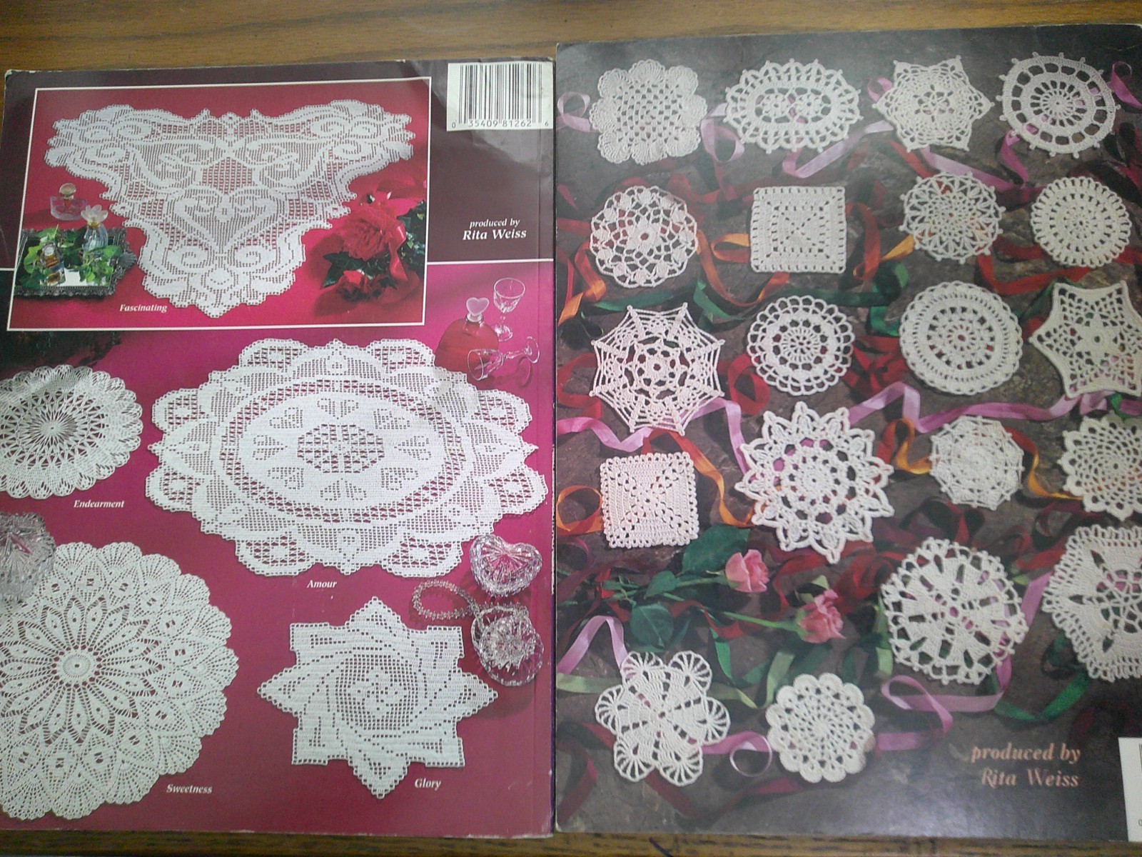 Thread Crochet The Big Book of Doilies & Crochet 101 Small Doilies Rita Weiss