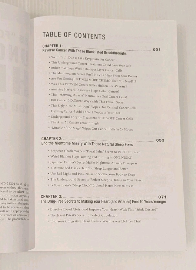 Uncensored Health 25 “Forbidden” Cures You Can Have Today Volume 2