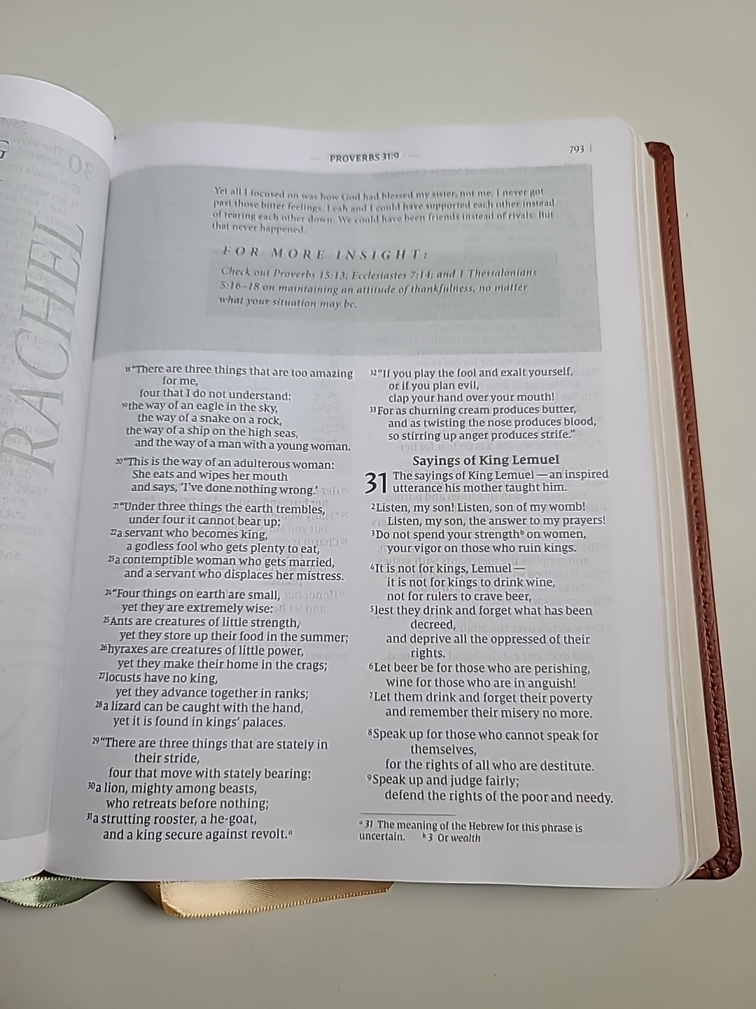 Flourish: The NIV Bible for Women, Leathersoft, Brown