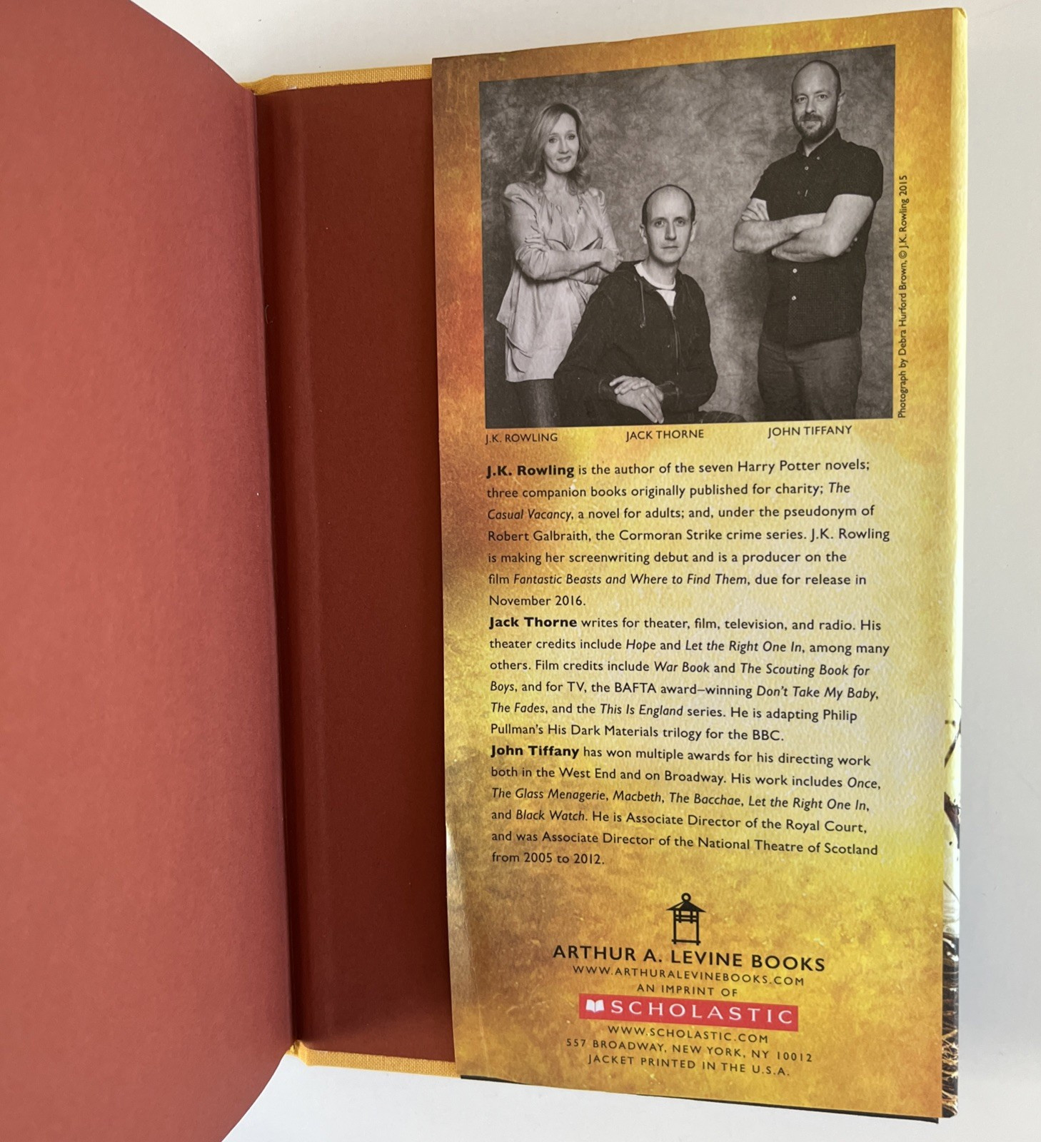 Harry Potter and the Cursed Child – Parts One & Two: The Official Script 1st Ed
