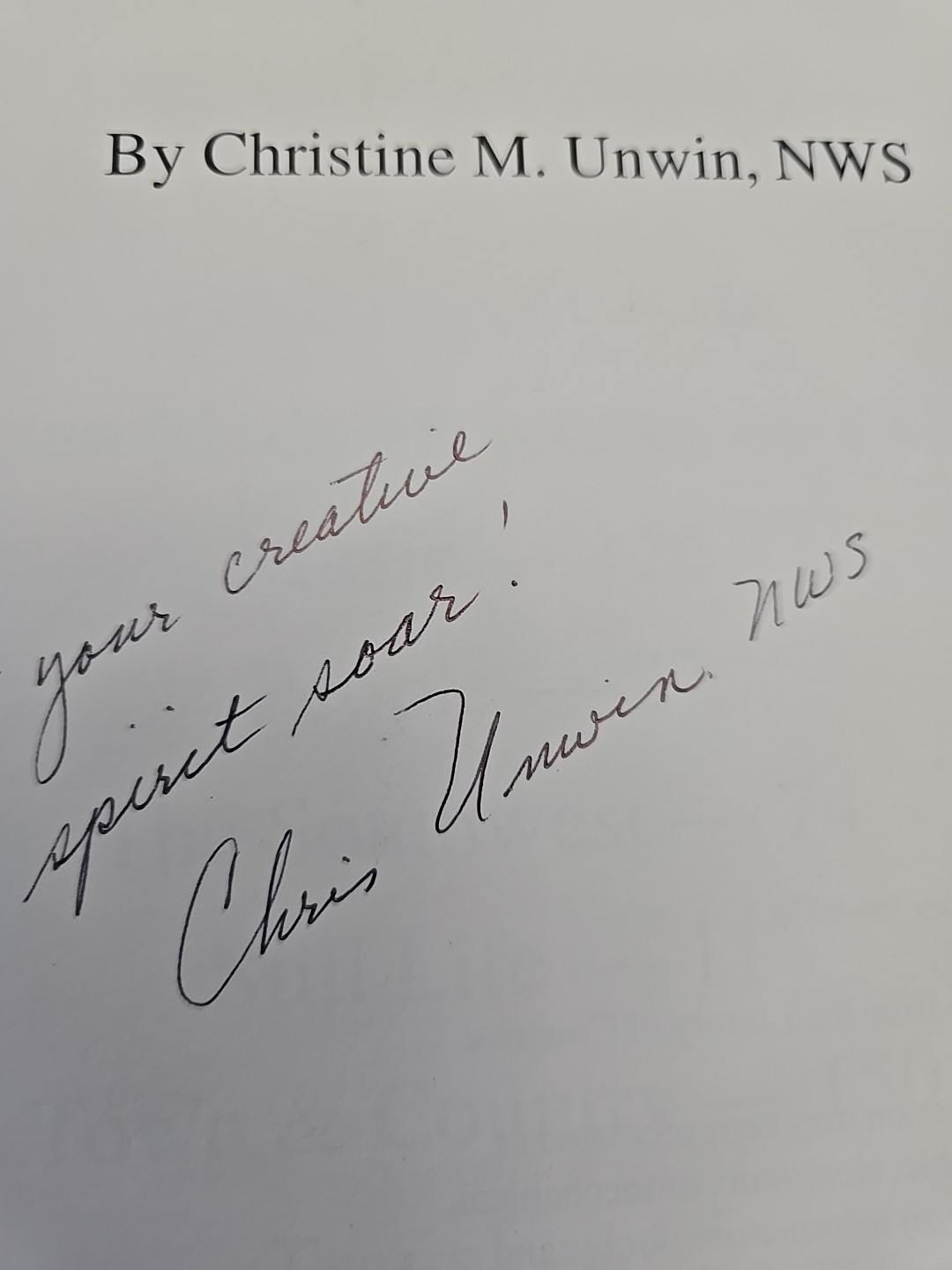 THE ARTISTIC TOUCH 3 (ARTISTIC TOUCH SERIES) By Christine M. Unwin – Hardcover
