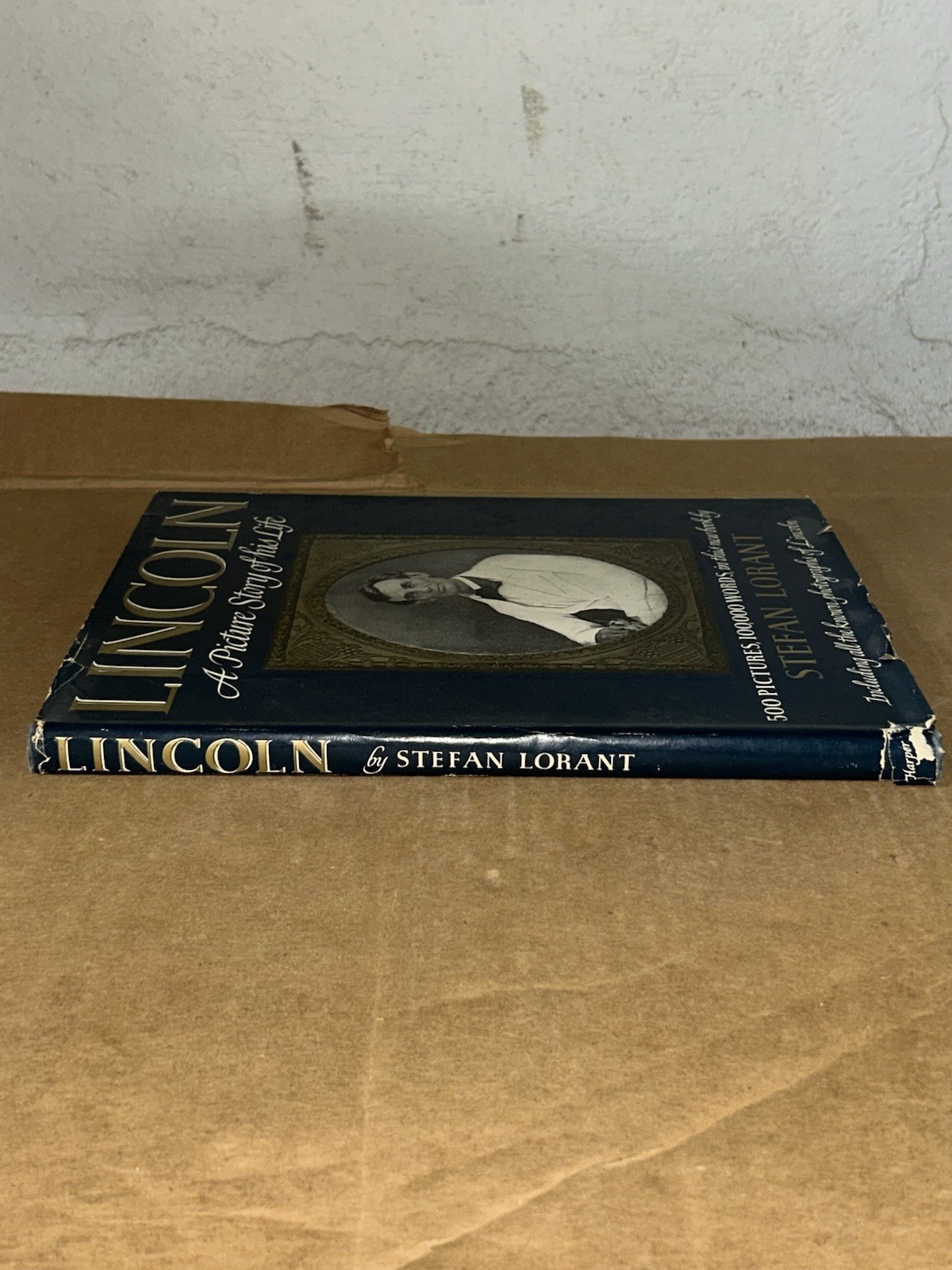 Lincoln A Picture Story of His Life Lorant 1952 Book Club Edition Illustrated