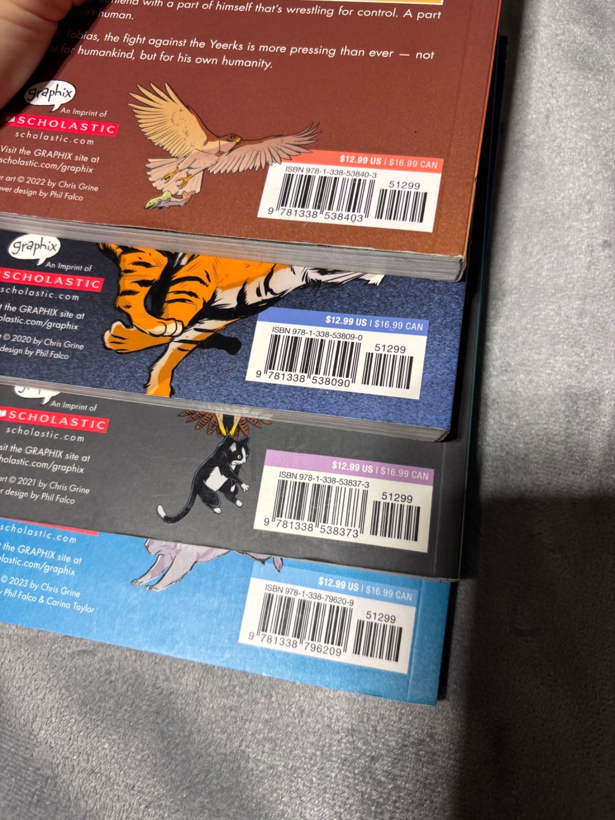 Animorphs Graphic Novel Series By K.A. Applegate Books 1-4 Lot