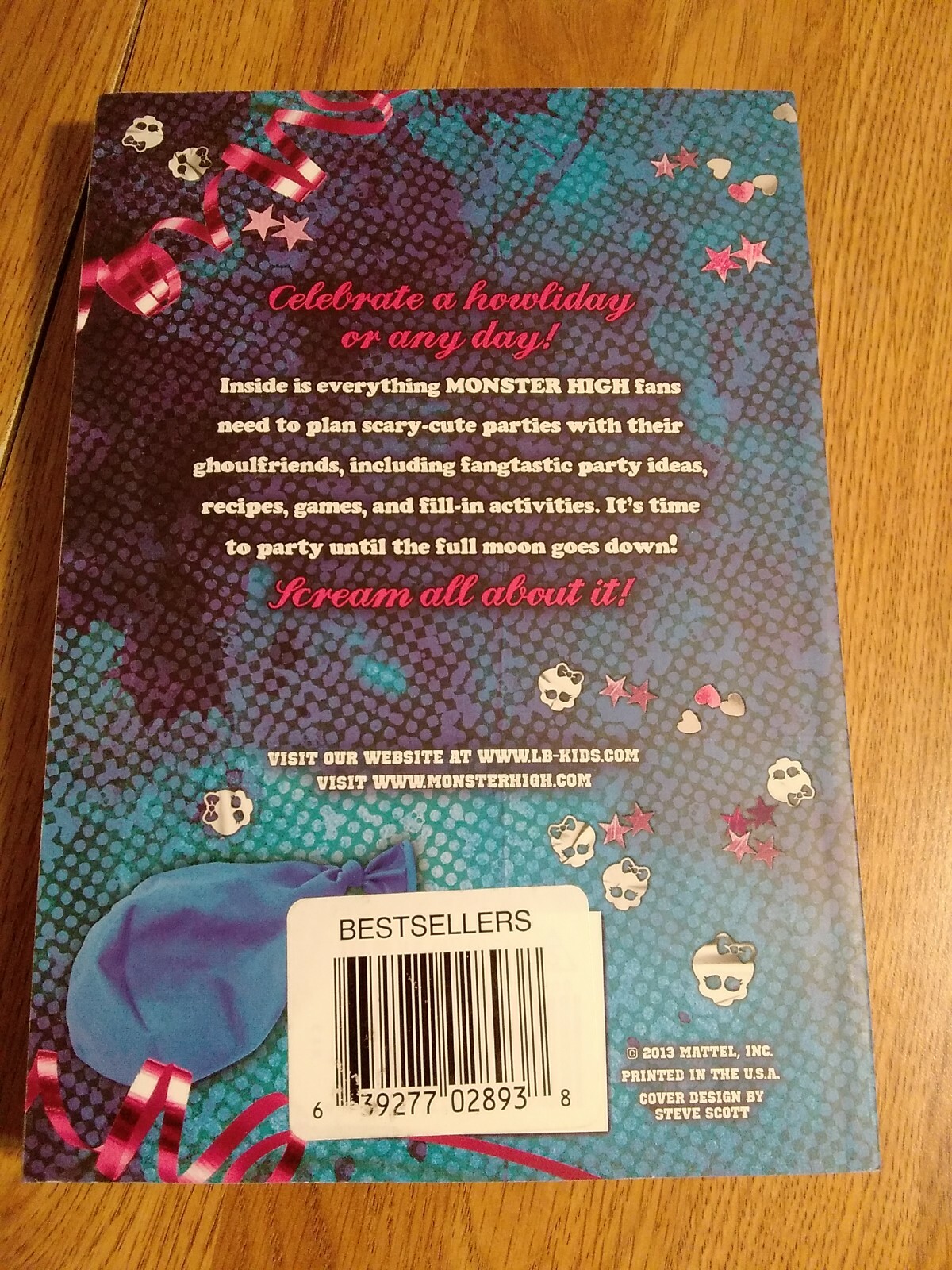 Monster High Pretty Scary Parties An Activity Journal For Ghouls PB 2013 1st Ed