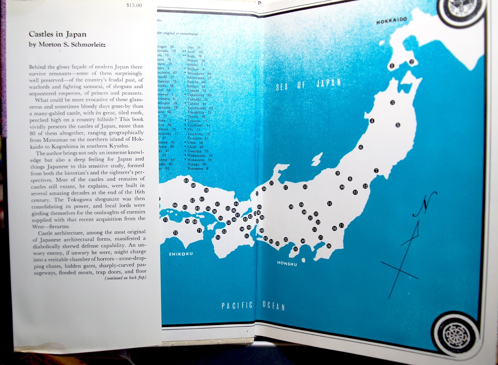 Castles in Japan – Morton S Schmorleitz – 1974 – 1st Printing – Very Good Cond