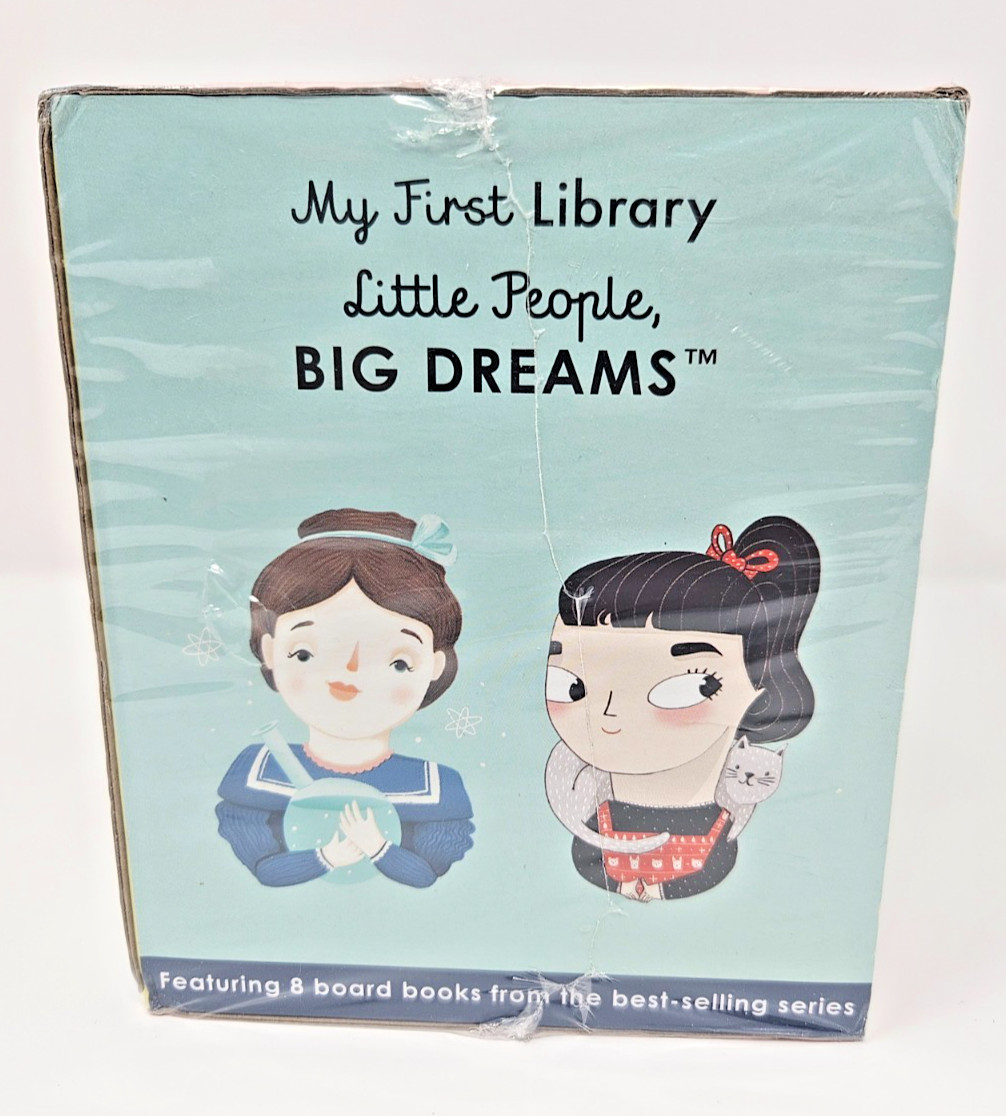 My First Library: Little People, BIG DREAMS ~ 8 Board book Box Set ~ New ~Sealed
