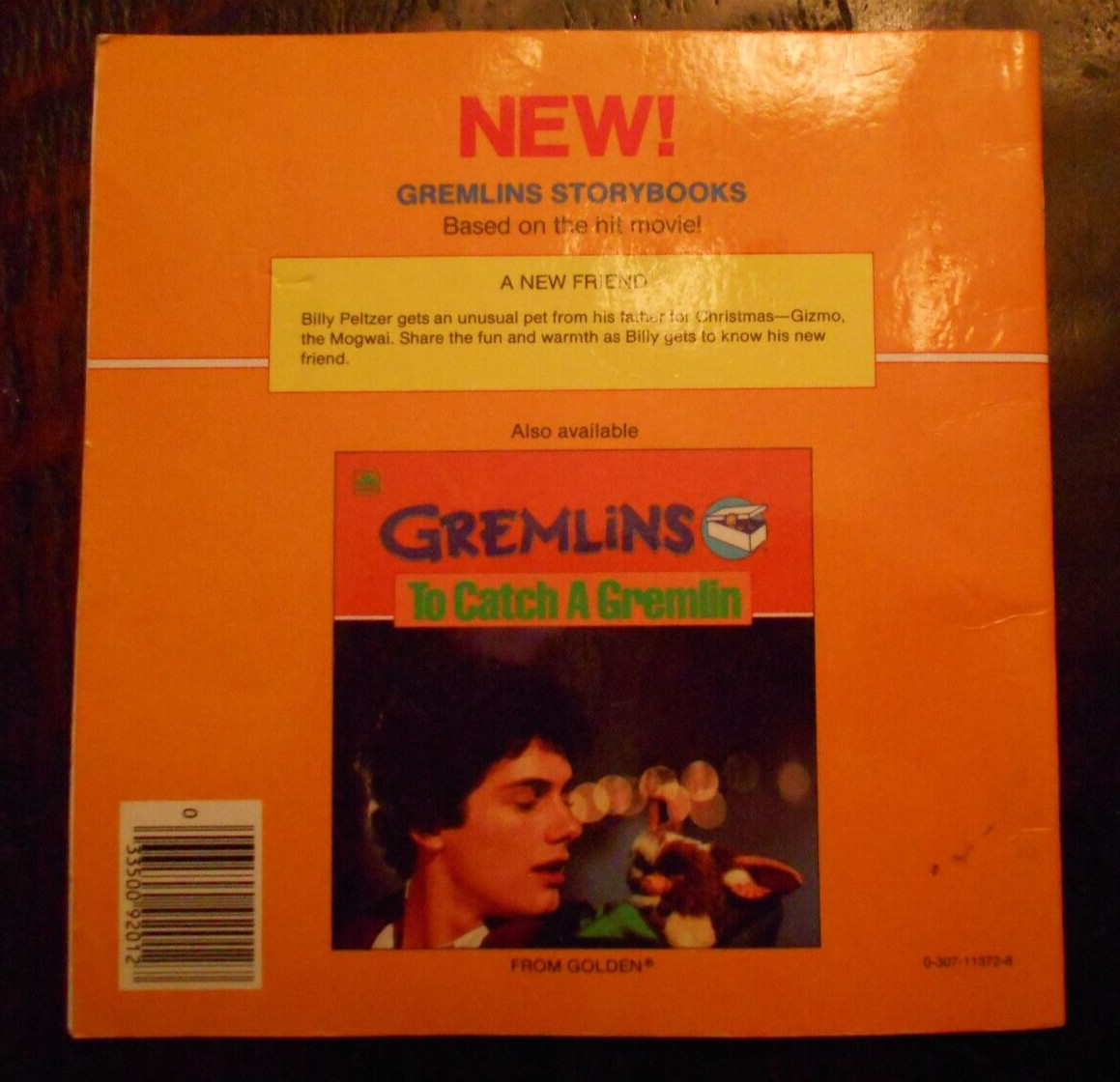 GREMLINS A New Friend paperback Golden Book 1984 Michael Neal