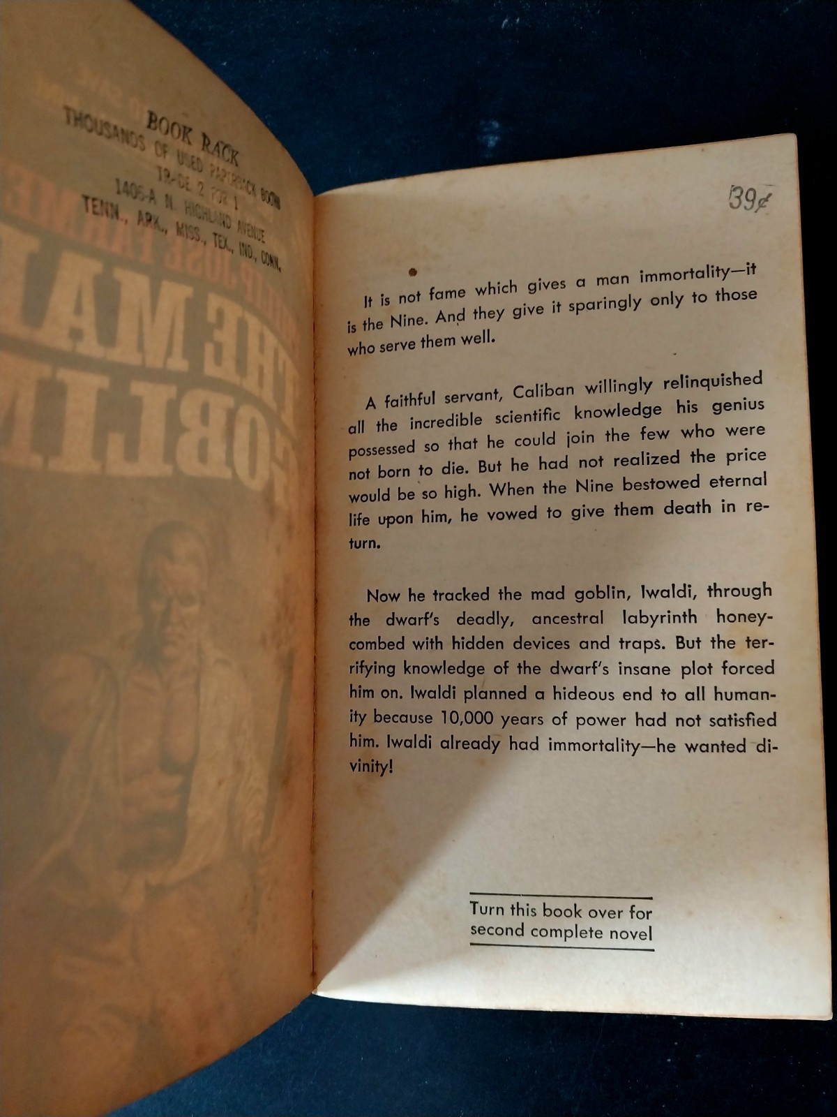 Philip Jose Farmer – The Mad Goblin & Lord Of The Trees – Ace Double 1970