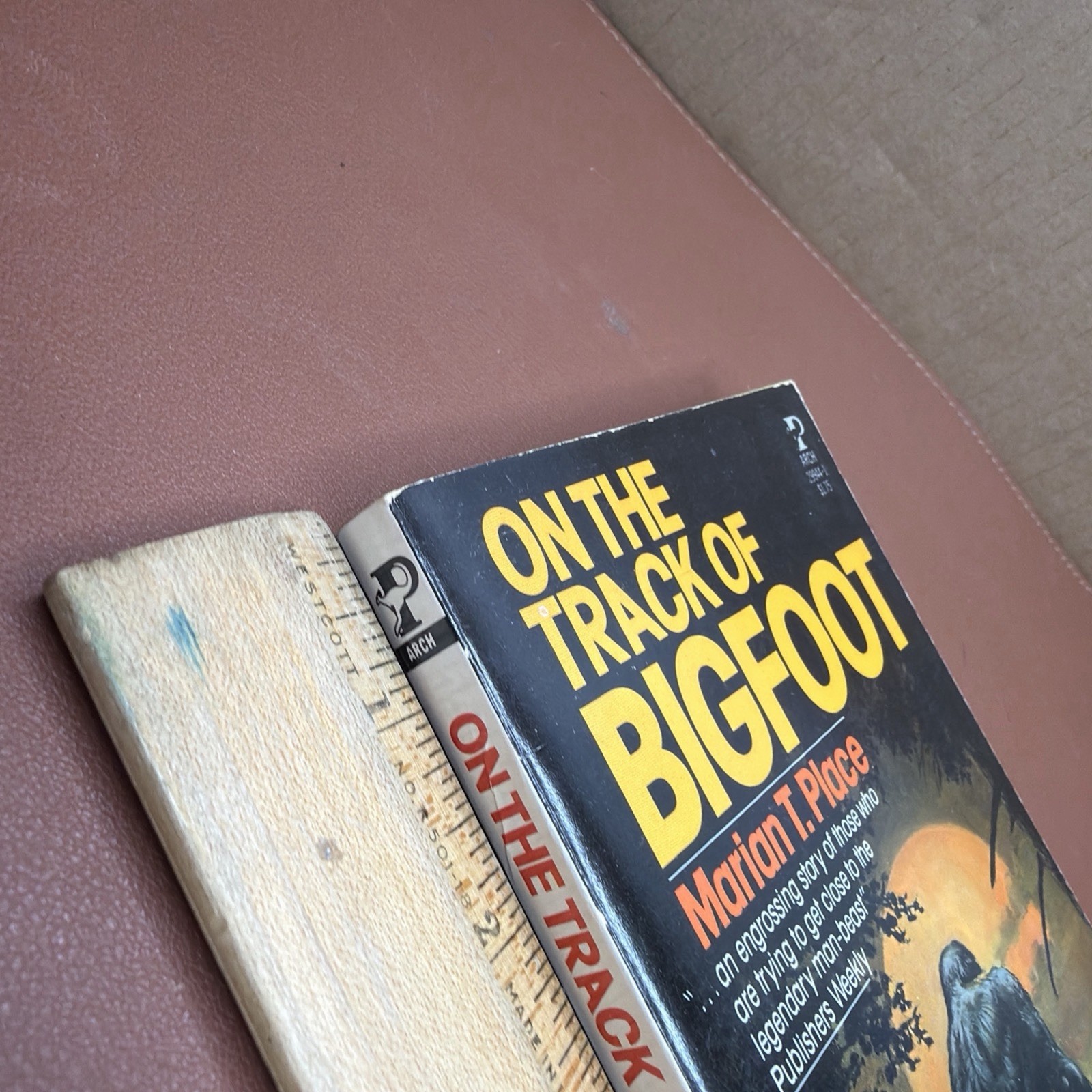 On the Track of Bigfoot by Marian T. Place Paperback 1979 Monsters Horror