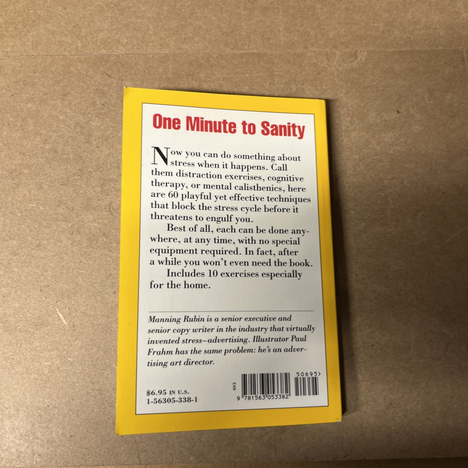 60 Ways to Relieve Stress in 60 Seconds – Paperback – Very Good