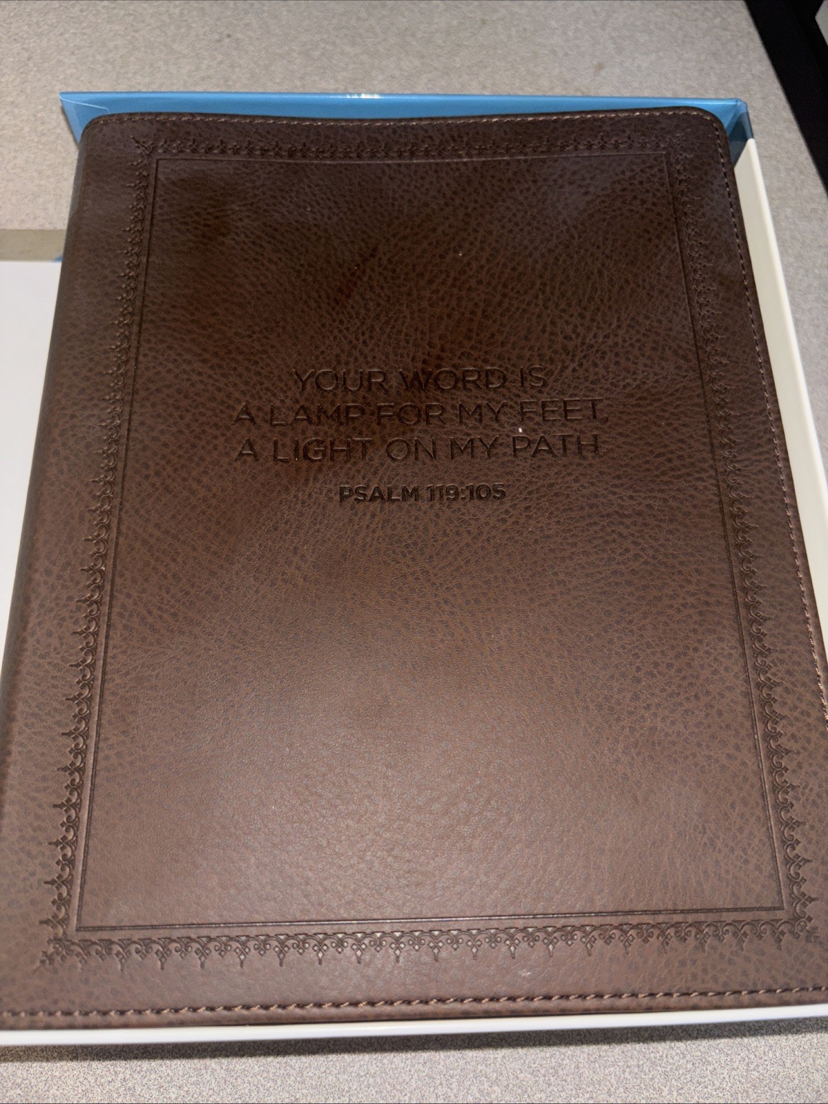 NIV Journal The Word Bible Large Print Open Box Joel Osteen Ministries