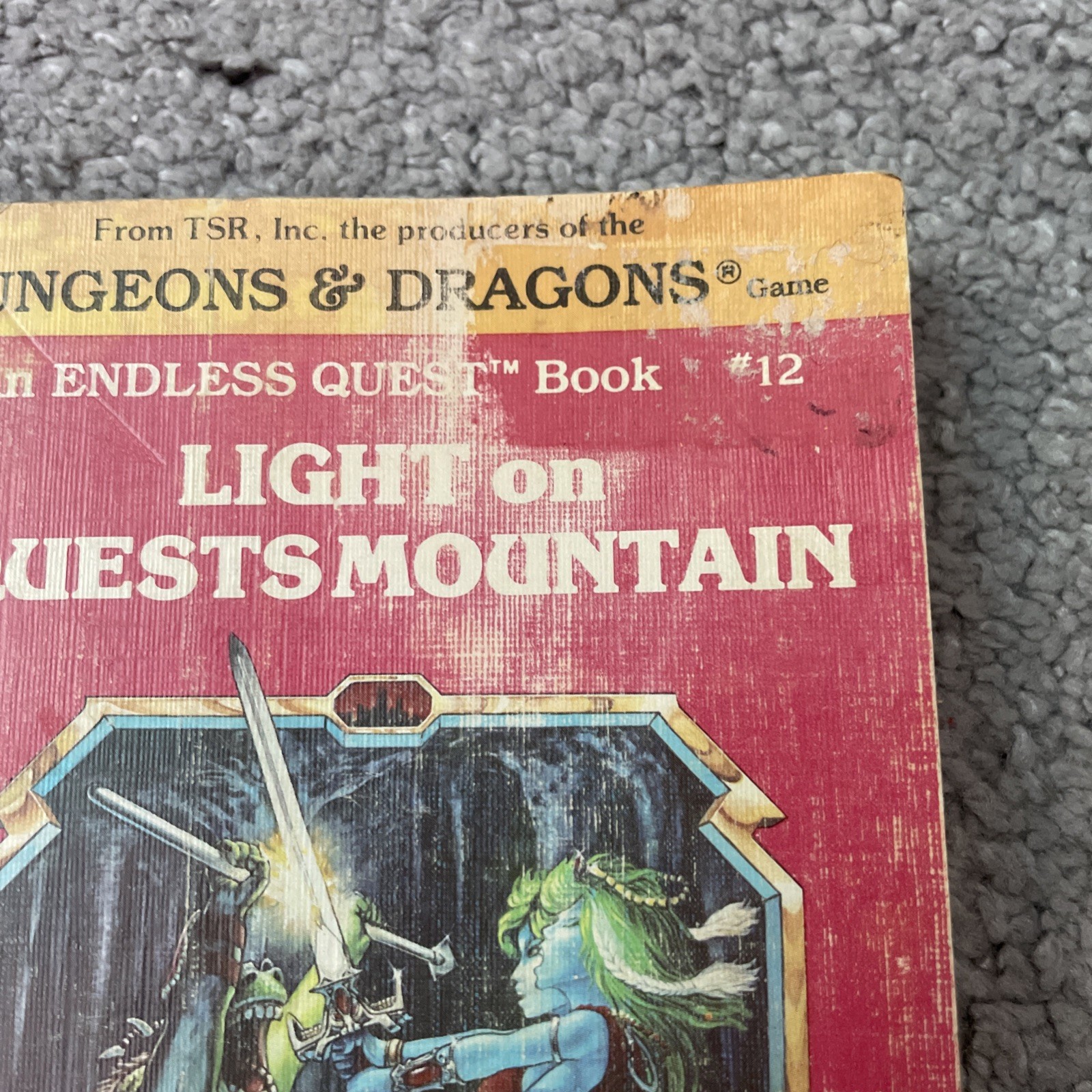 Light on Quests Mountain #12 Dungeons & Dragons 1983 1st Print TSR Gamma World