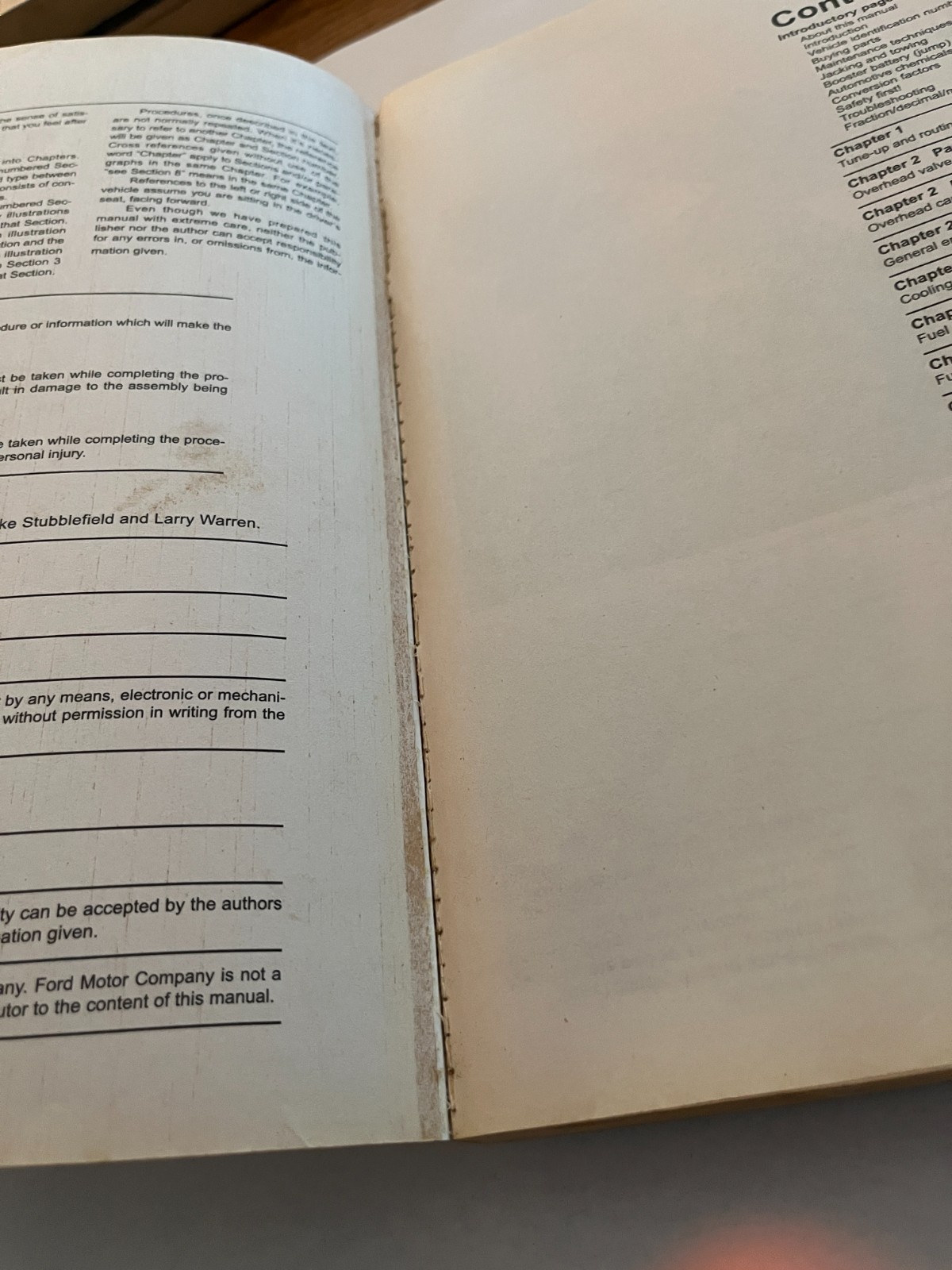 Lincoln Haynes Repair Manual 1970 Thru 2005 Rear Wheel Drive #59010