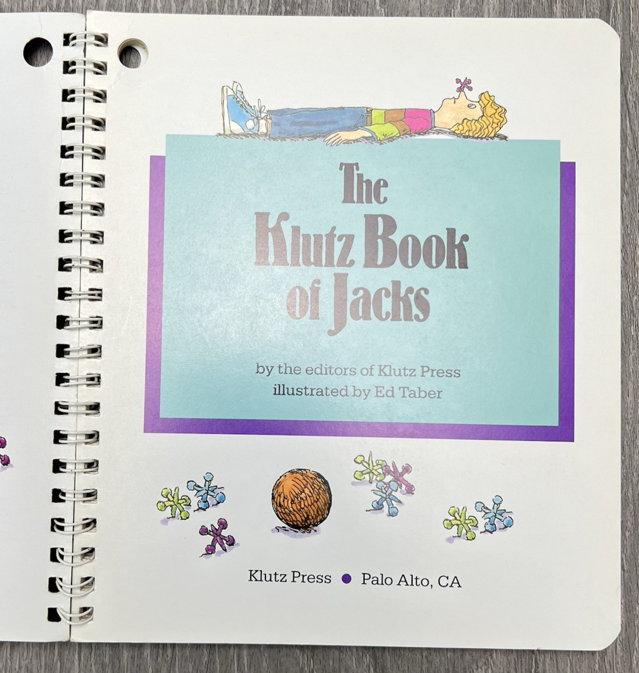The Klutz Book of Jacks – 1988 Spiral Bound