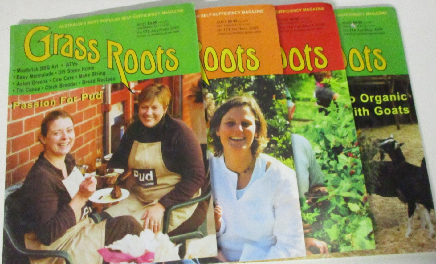 4 x Grass Roots Magazine Bulk Lot – Issues 170 171 173 174