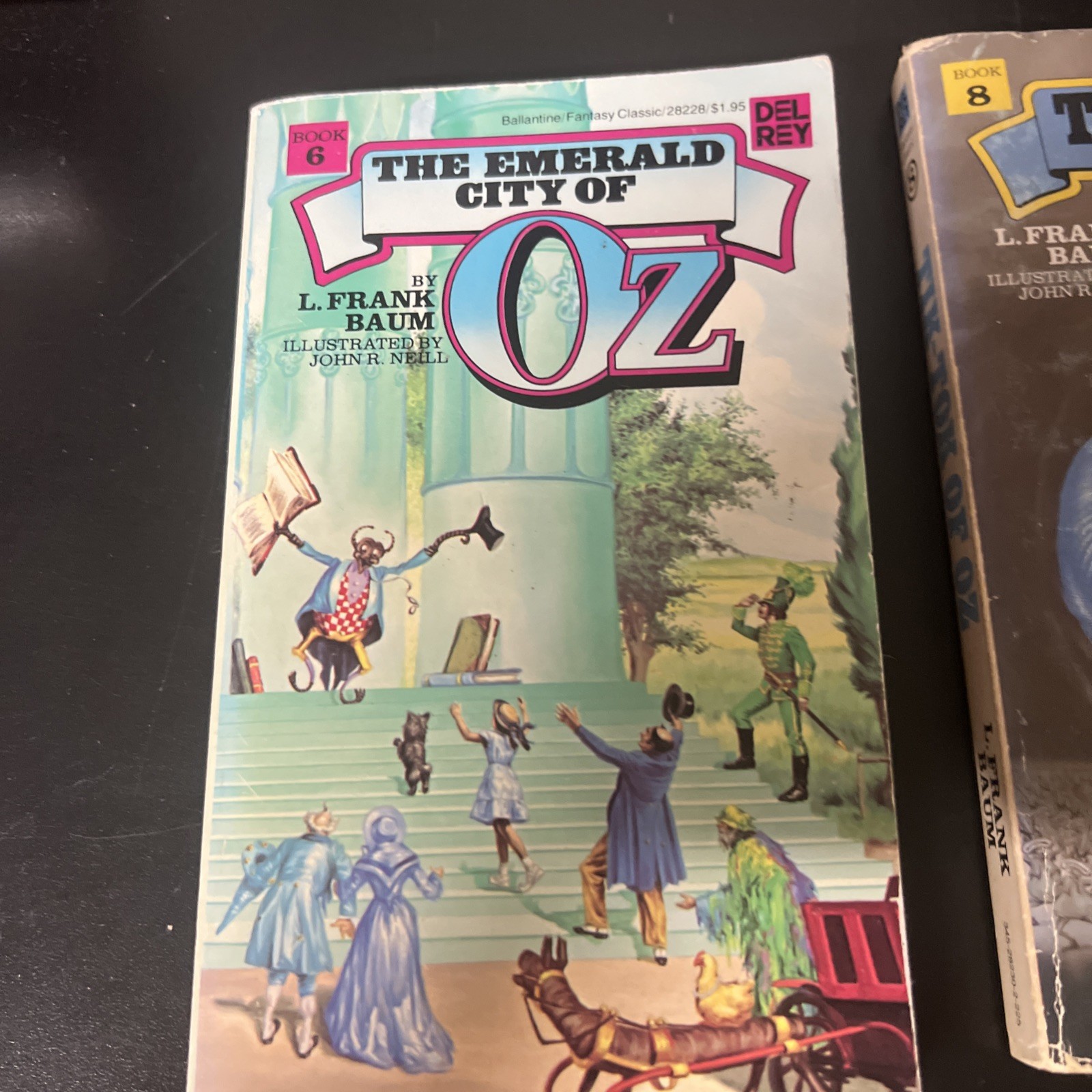 Lot of 3 Ballantine Del Rey Books: Road to Oz, Emerald City of Z, Tik-Tok of Oz