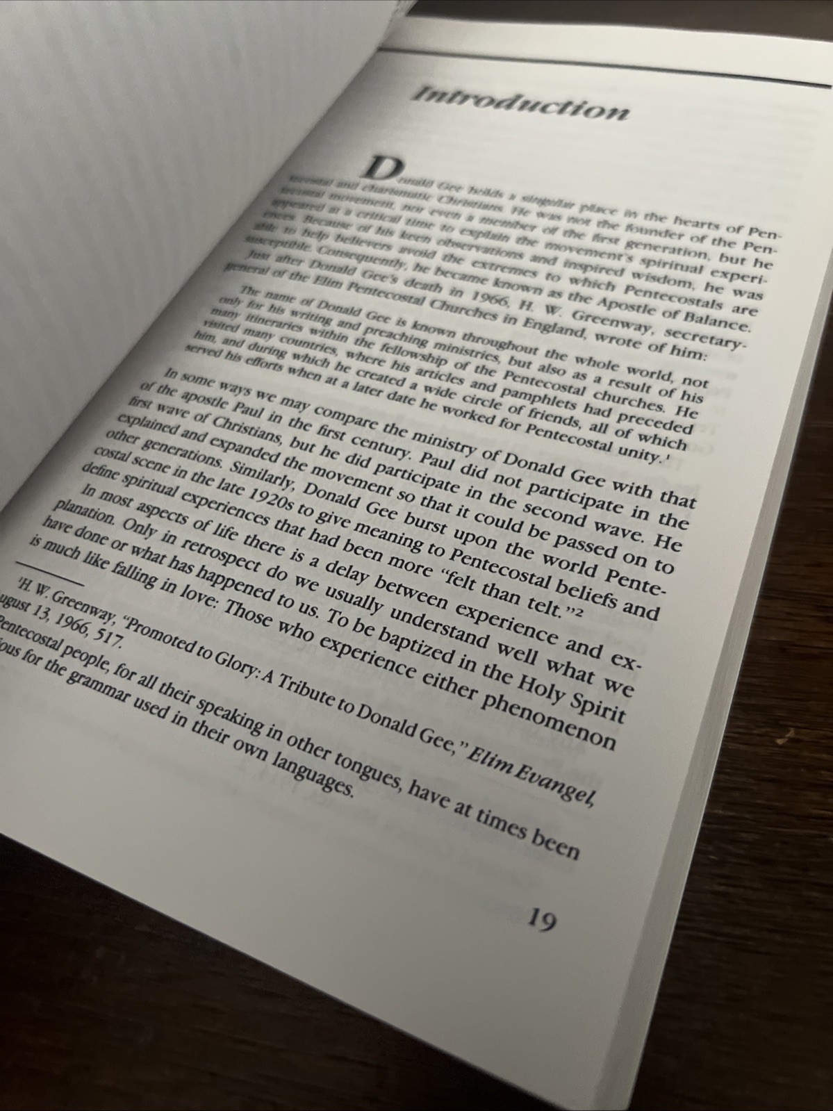 Pentecostal Experience: The Writings of Donald Gee: *signed By David Womack*