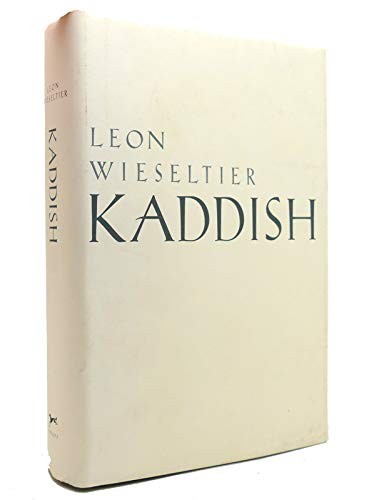 Kaddish by Wieseltier