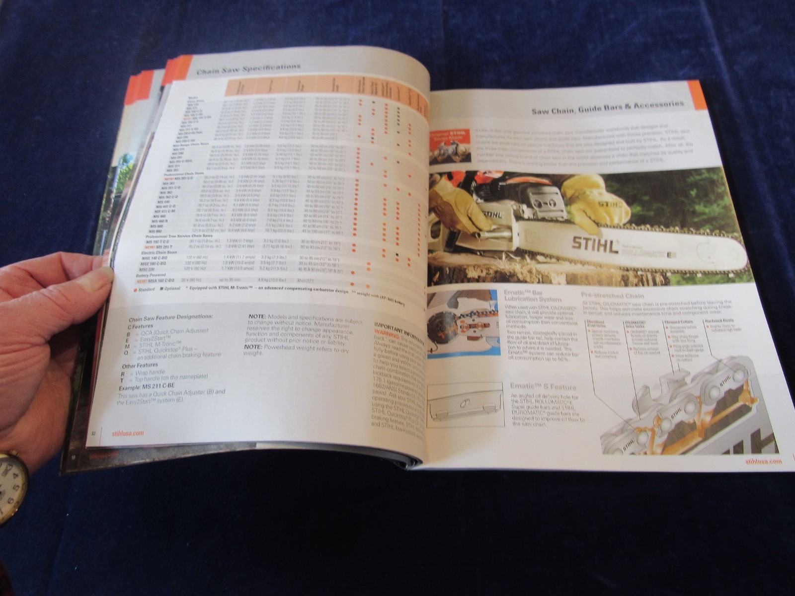 STIHL 2011 Power Tools & Accessories Dealer Catalog Chainsaws Gear +++ C487