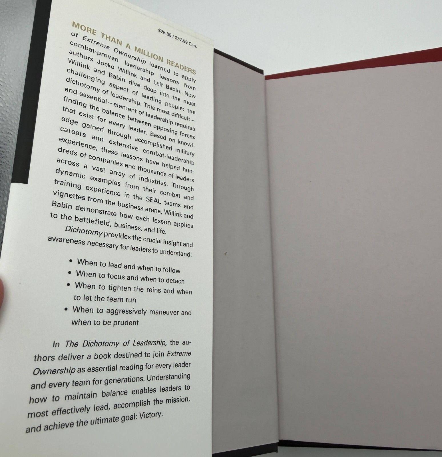 Jocko Willink Lot Dichotomy of Leadership Extreme Ownership Workbook Discipline