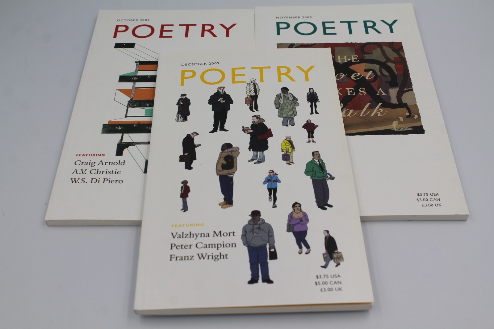 Poetry Magazine Volumes 184-203 asst issues 2004-14 QTY DISCOUNTS