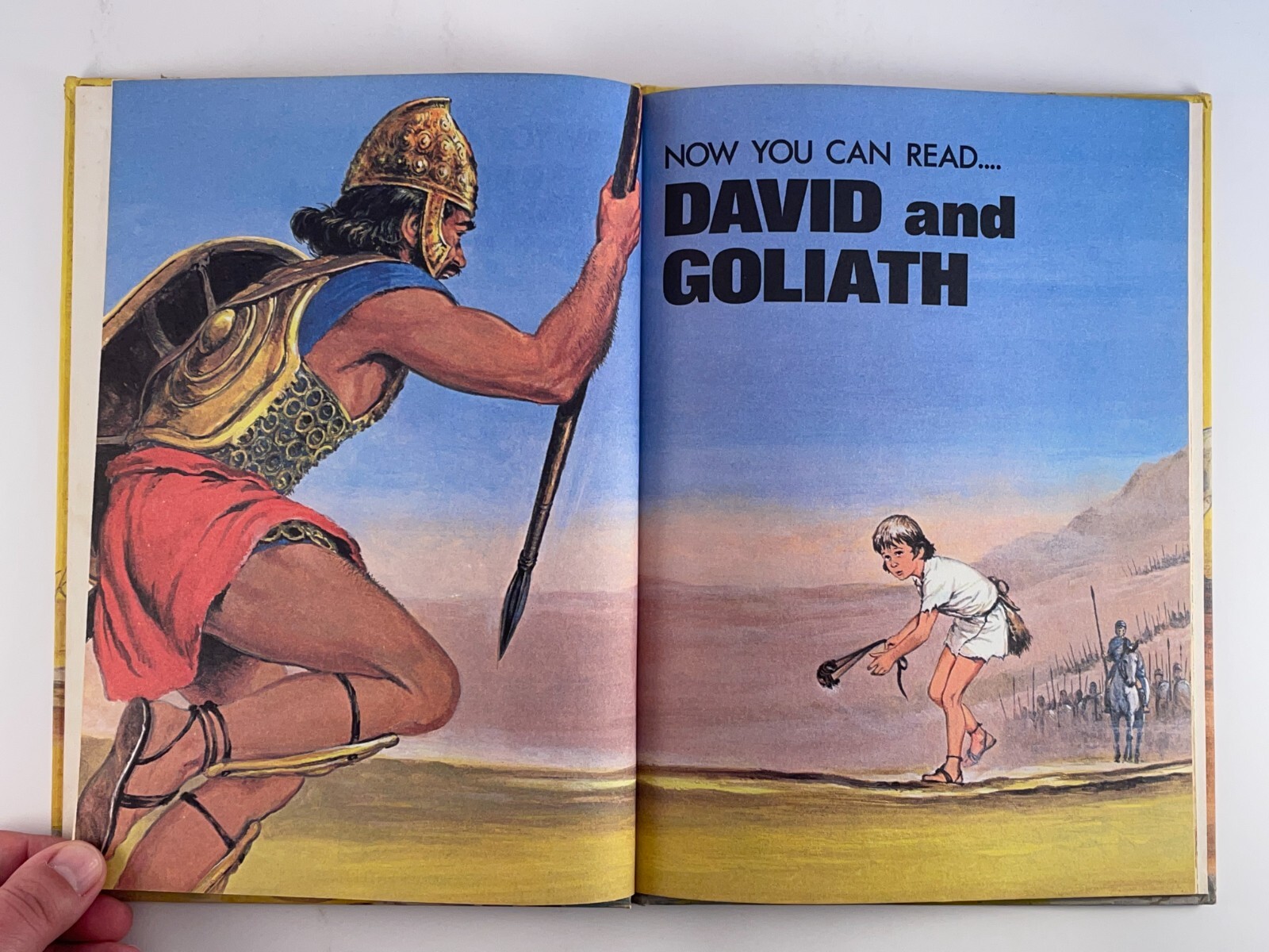 Now You Can Read Bible Stories David and Goliath Elaine Ife 1983 Hardcover