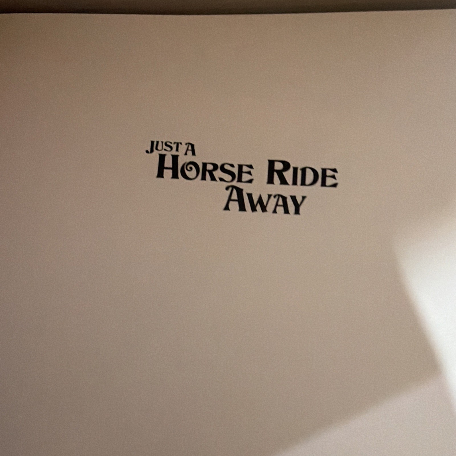 Diana Chase et al – JUST A HORSE RIDE AWAY hardcover 1995 Capel WA