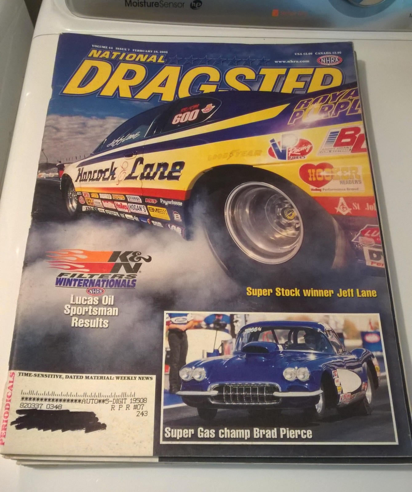4 NATIONAL DRAGSTER Magazine Nov 2002 Feb 7 21 28 2003