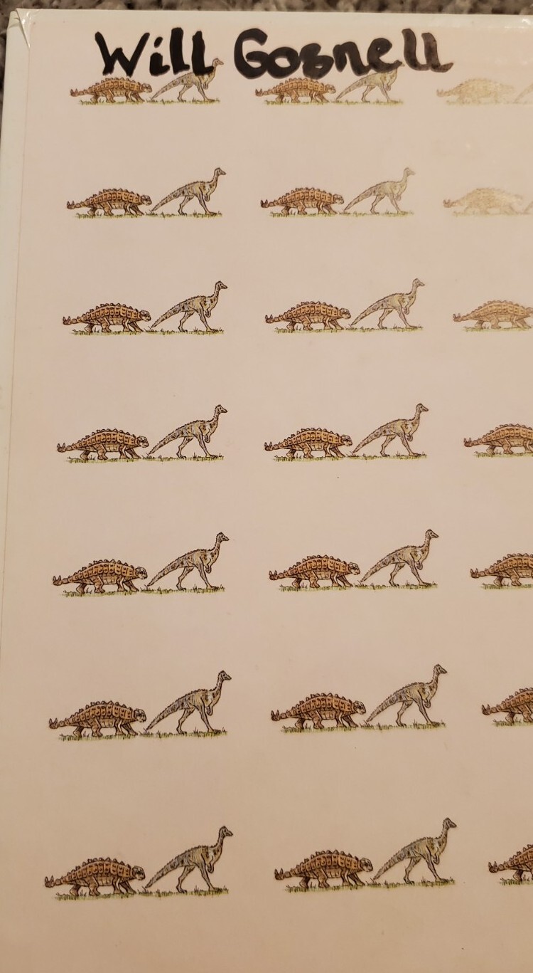 Lot Of 4 Children’s Dinosaur Picture Books Educational Fold Out Flaps 1 Vintage