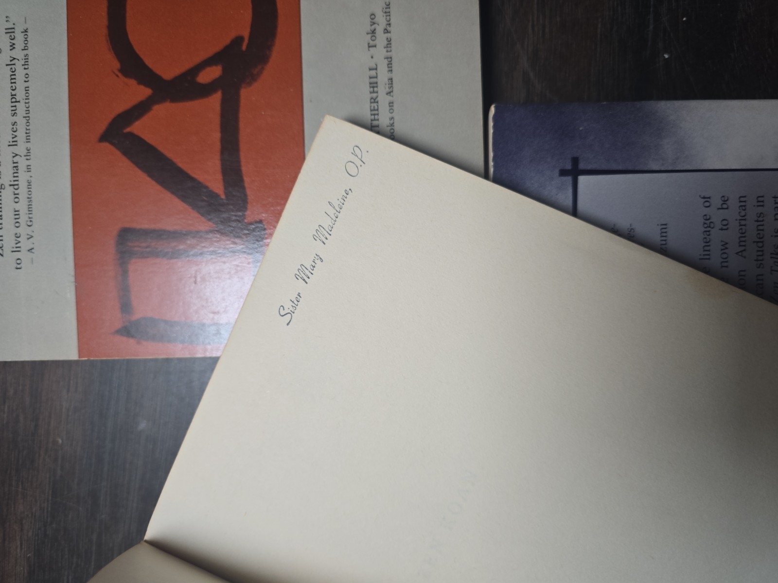 Book Lot #73 Vintage: Zen Buddhism, Koan, Mandala, Training, 4 pbs 1 hrdcover