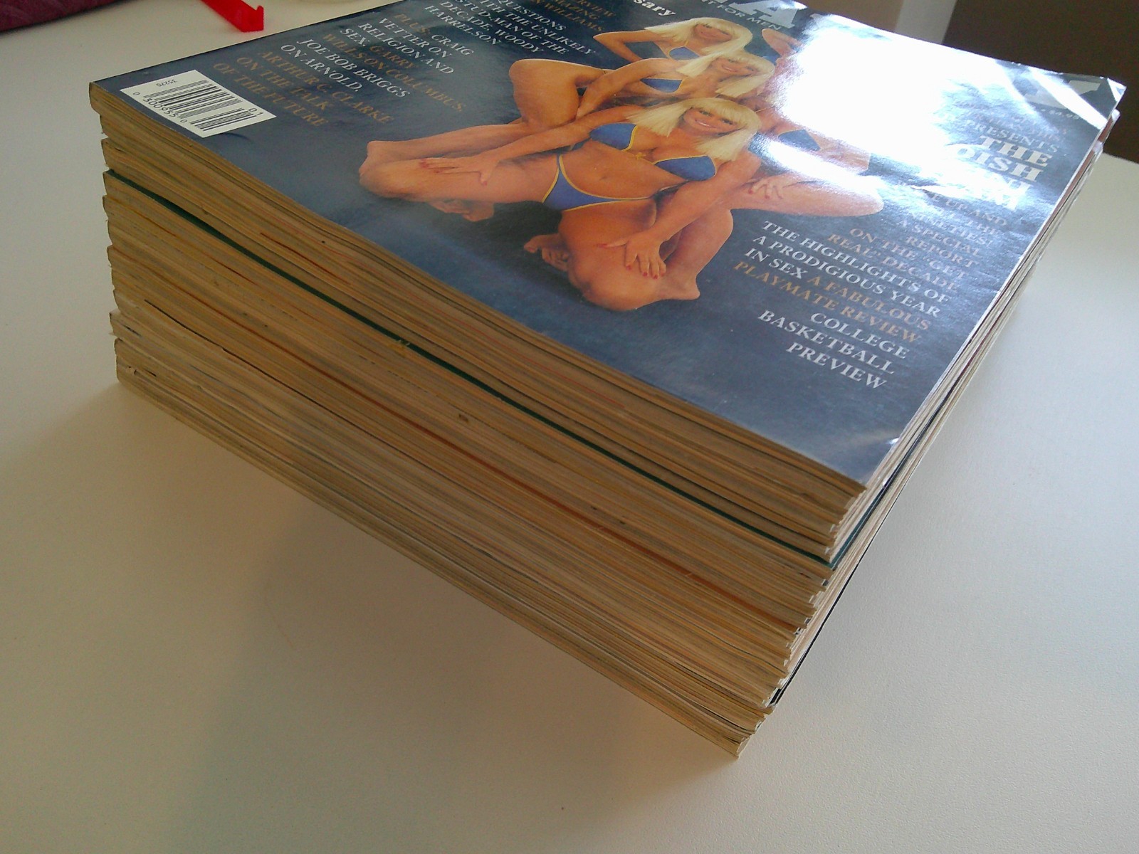 1992 Playboy Magazines Lot of 12 Full Year.