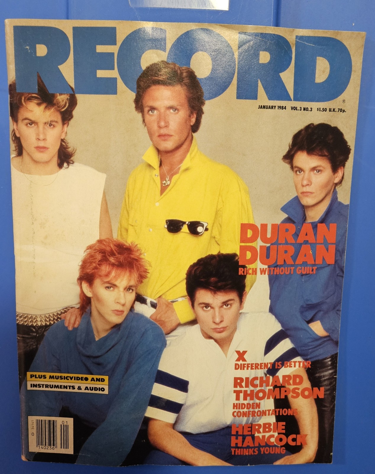 January 1984 Record Magazine * Duran Duran * Herbie Hancock * Richard Thompson