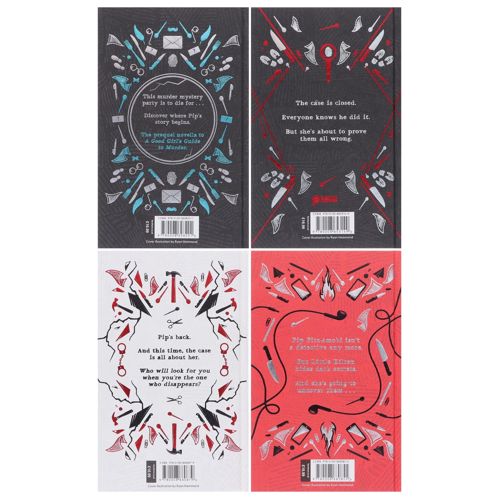 A Good Girl’s Guide to Murder By Holly Jackson: 4 Books Set – Ages 14+- Hardback