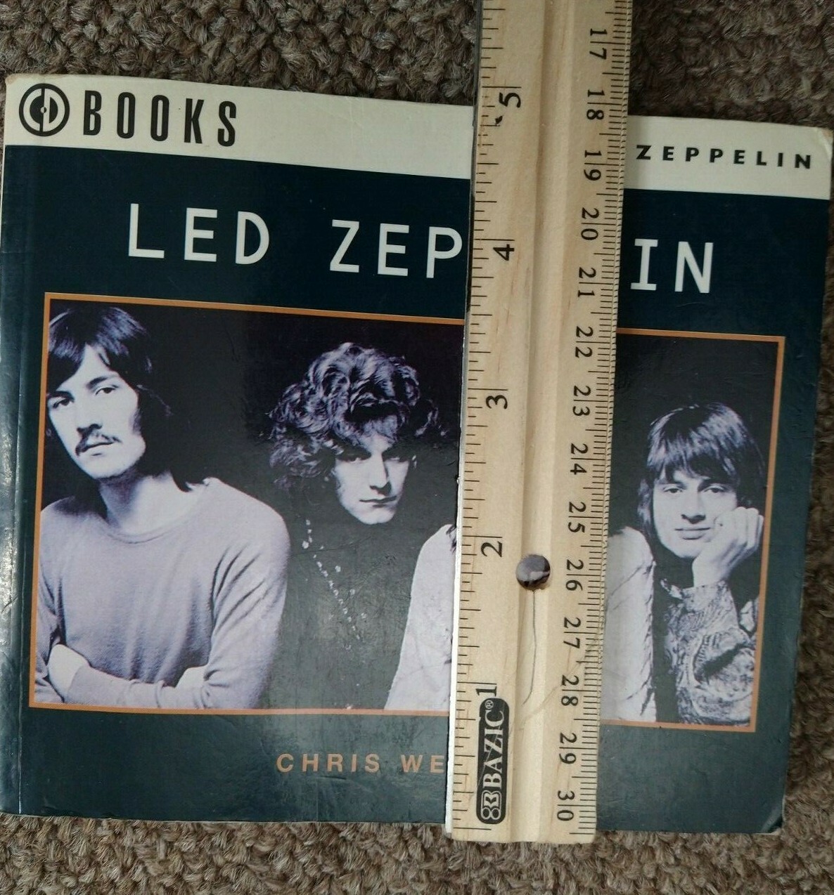 LED ZEPPELIN Collectable CD Sz format Book by Chris Welch w/ Color Illustrations