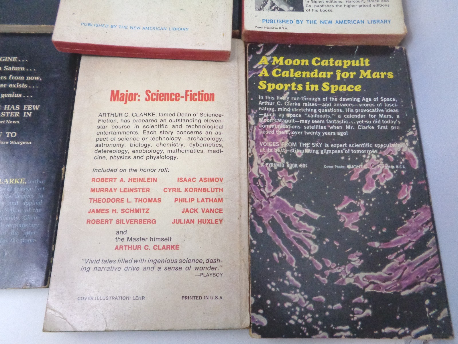 Lot of 25 Arthur C. Clarke sci‑fi paperbacks: Childhood’s End, Rendezvous with..