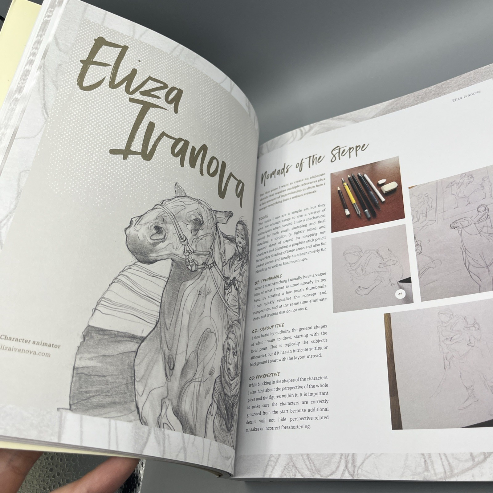 MASTERS OF SKETCHING By 3dtotal Publishing Eliza Process Art Book