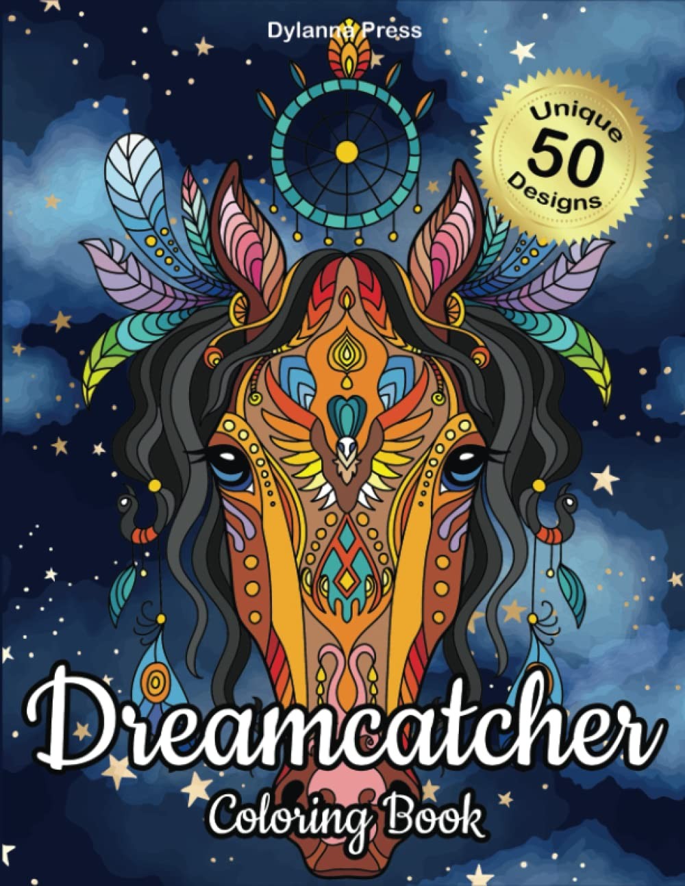 Dreamcatcher Coloring Book – paperback Dylanna Press