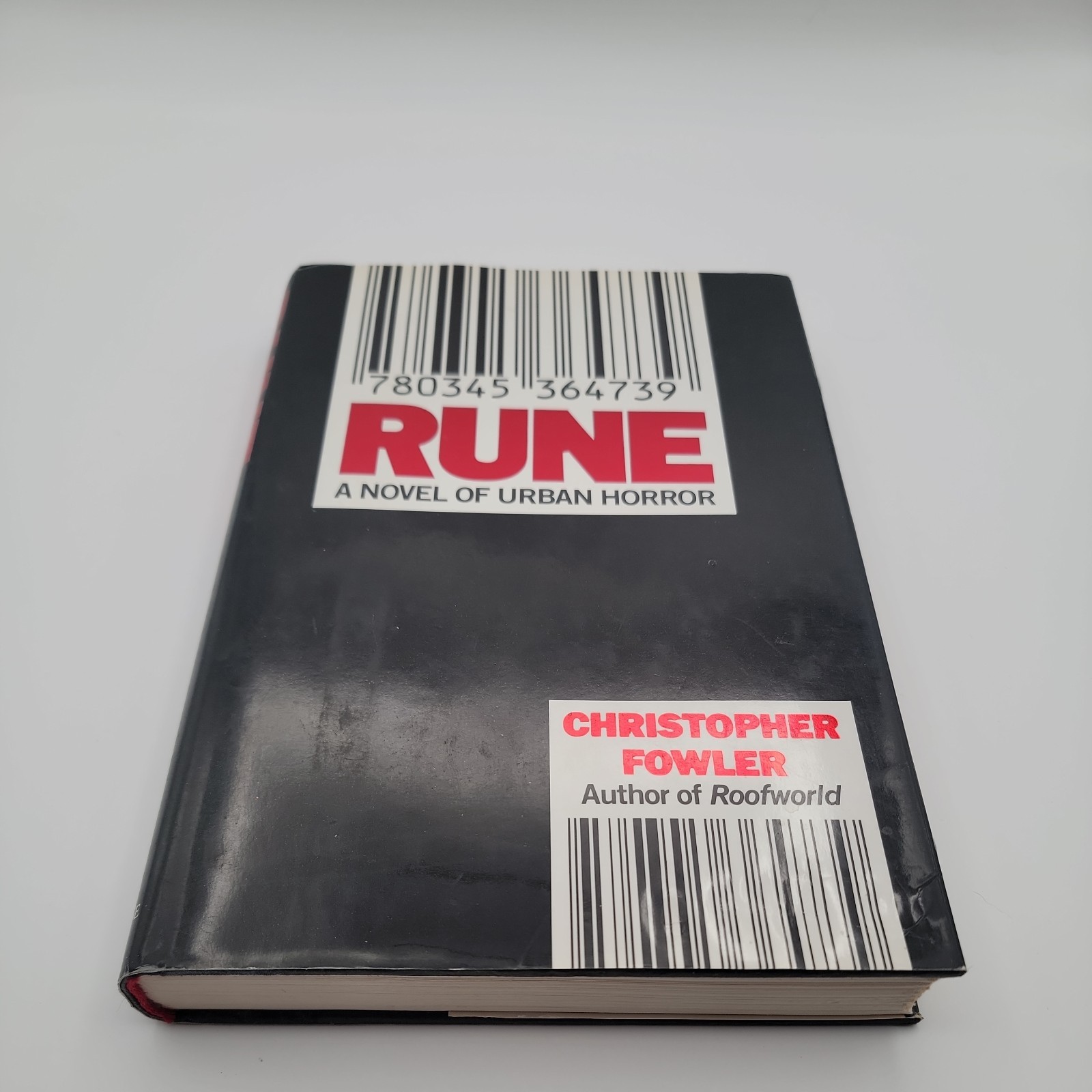 Christopher Fowler – Rune – Hardcover 1st Edition – 1991