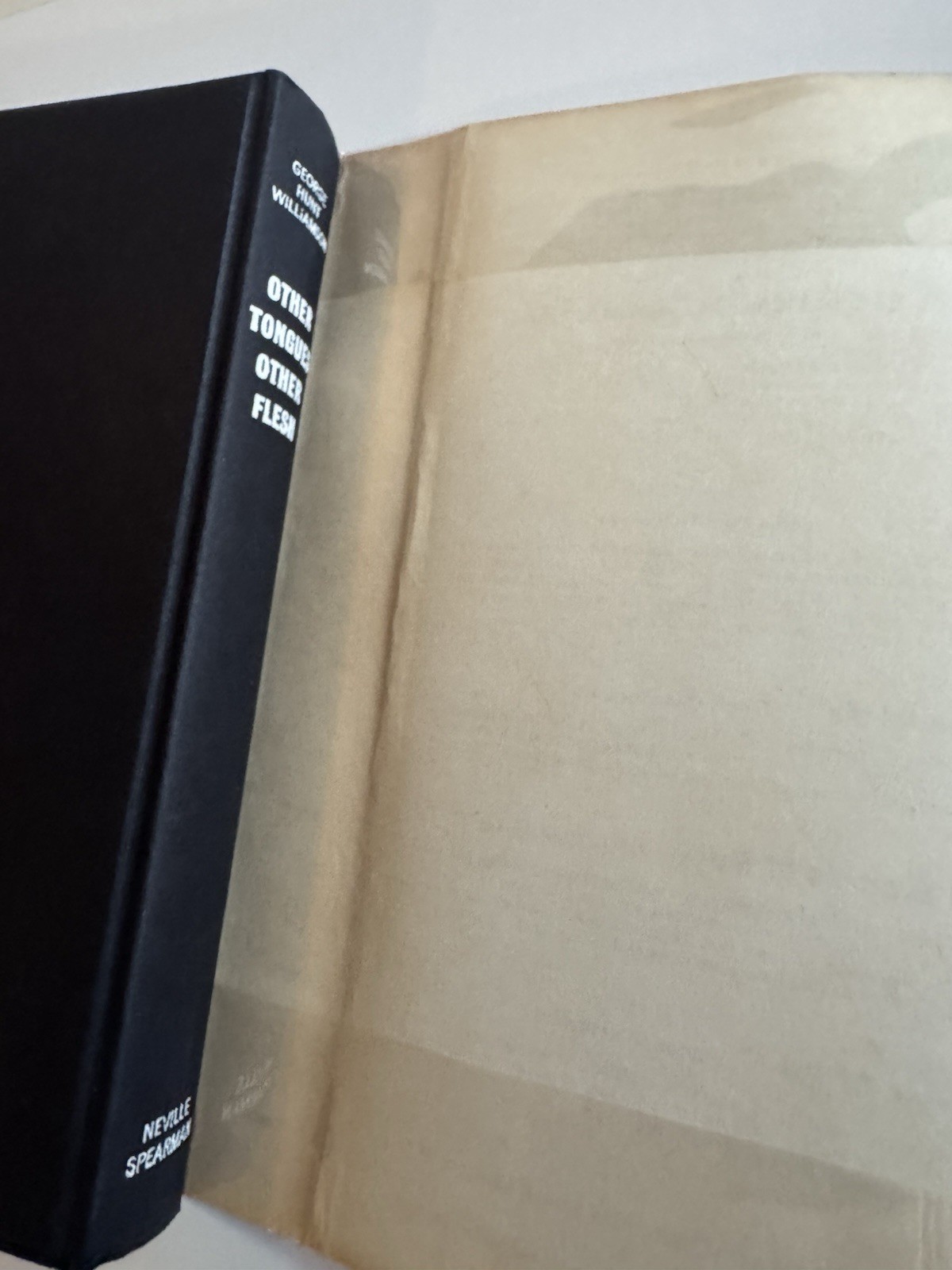Other Tongues Other Flesh George Hunt Williamson 1965 HCDJ 1st UK UFO Contactee