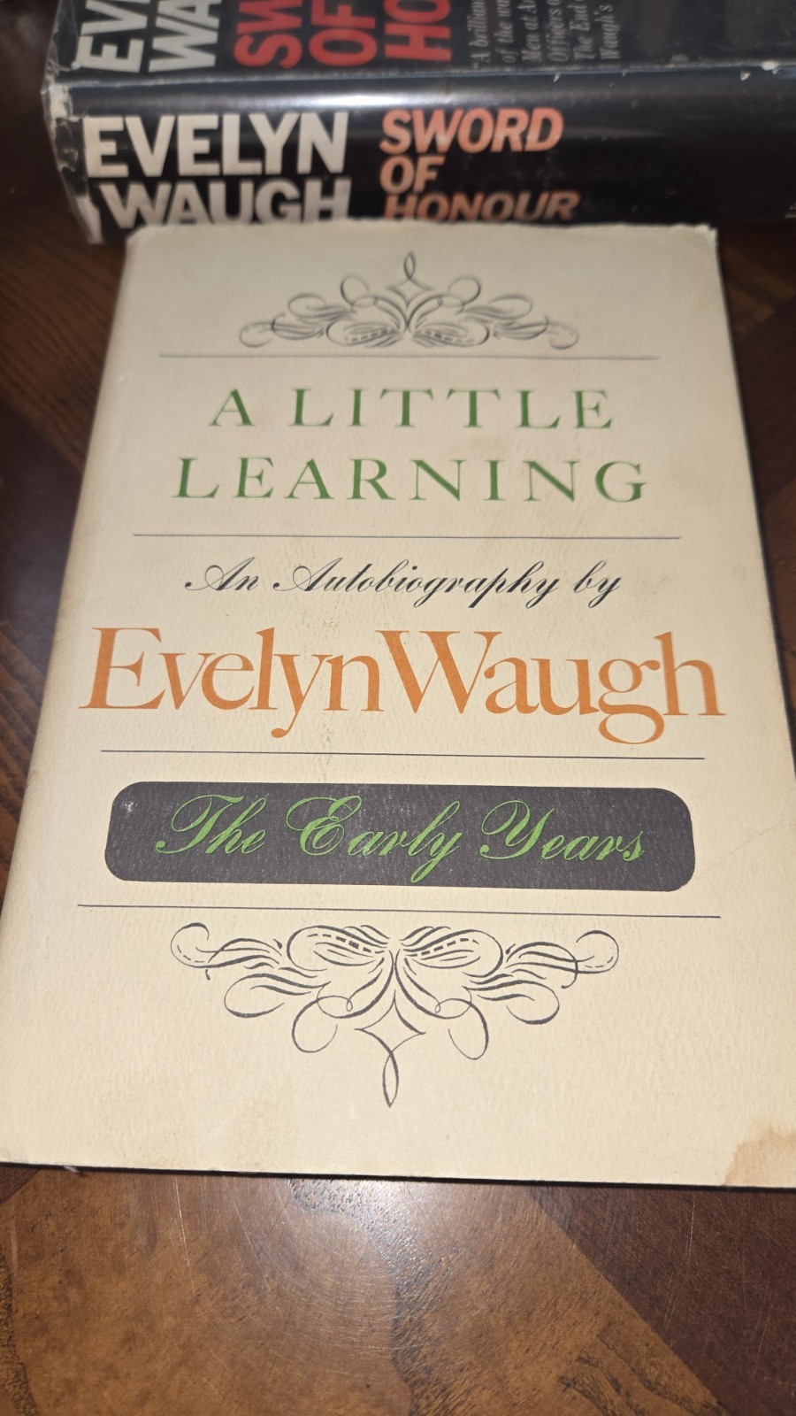 Lot 4 Evelyn Waugh Books HC Sword of Honor Unconditional Surrender Men At Arms