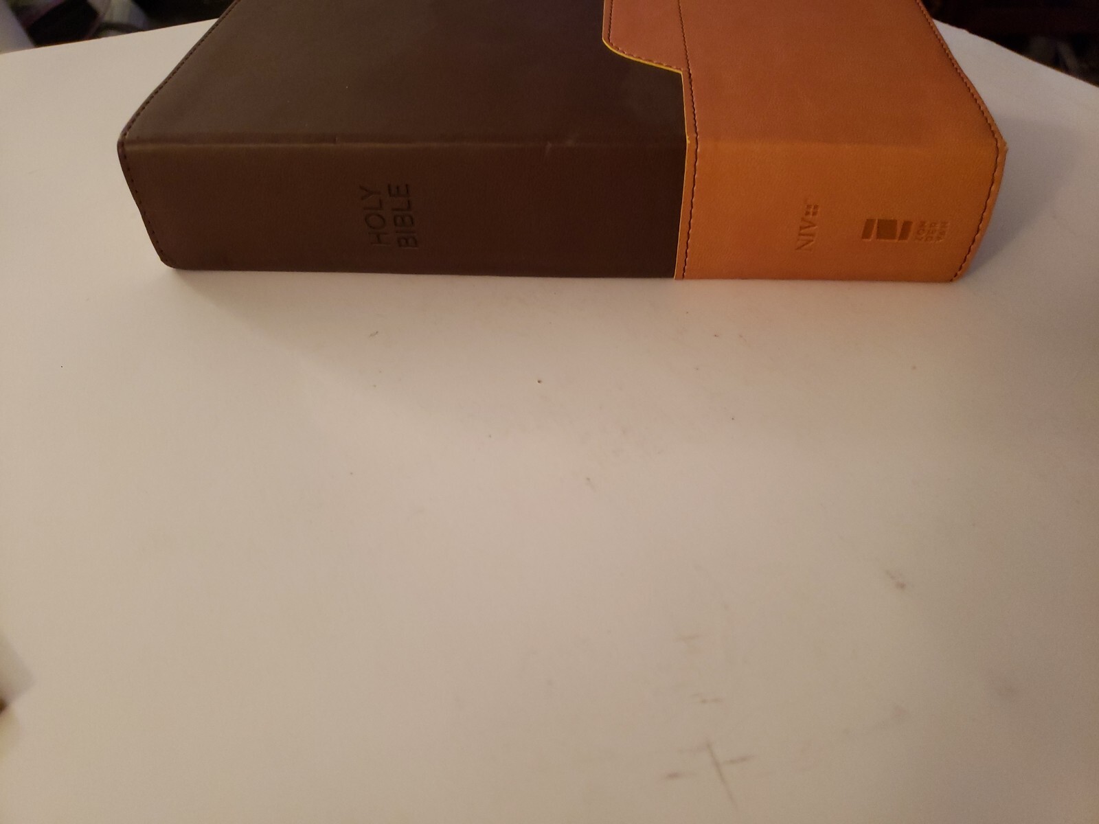 NIV LP Chocolate Amber Holy Bible Large Print