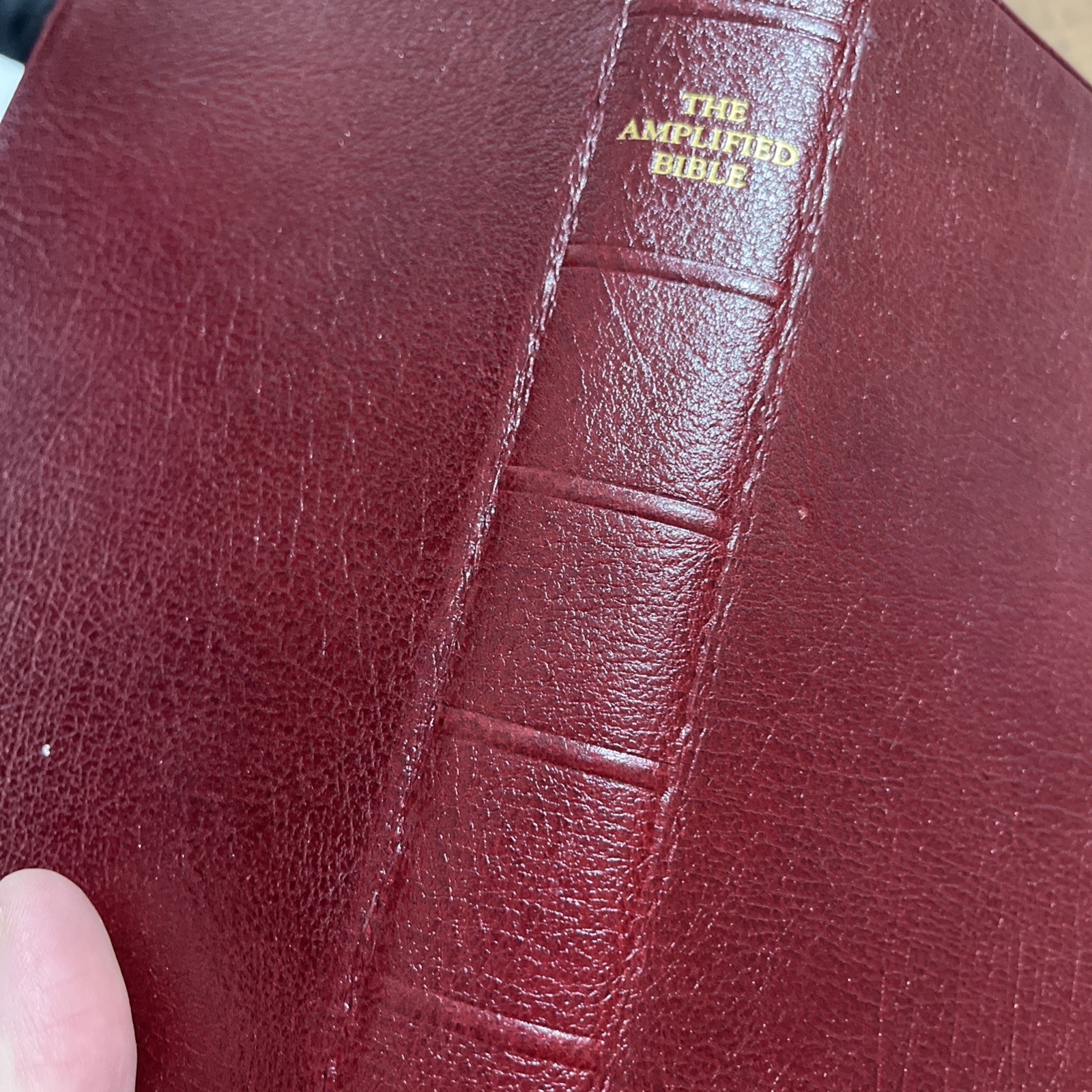 Amplified 1965 Bible – Red Leather – (Pre AMPC/ Classic)