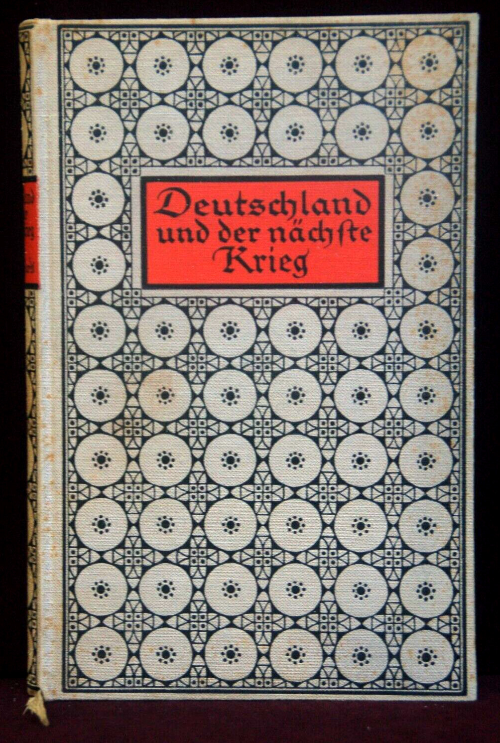 GERMANY AND THE NEXT WAR, by Friedrich Bernhardi, Sixth Ed 1913, HB, German Text