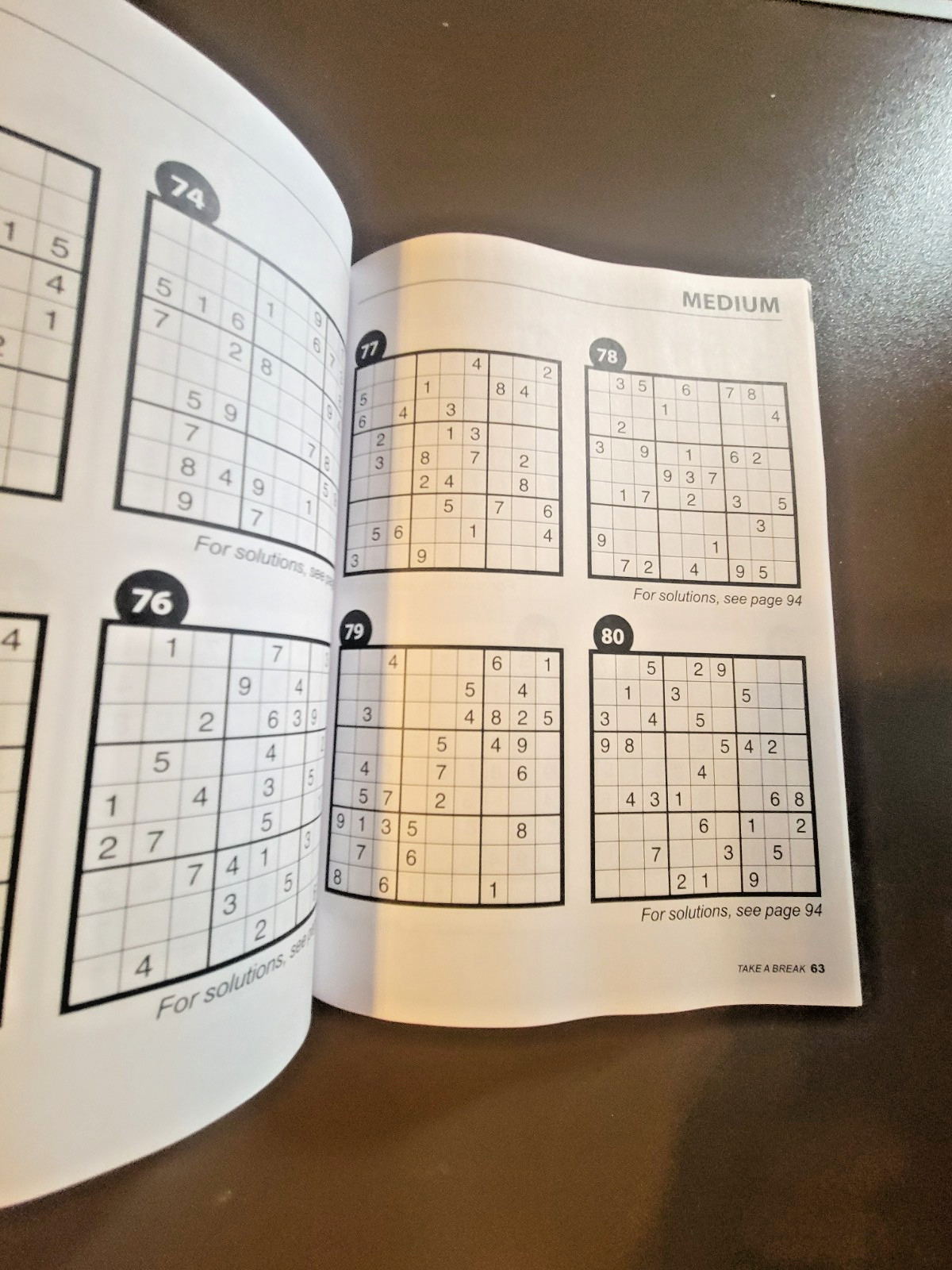 Variety Puzzles by Take-A-Break – Adult Activity Book – 100+ Large Print Puzzles
