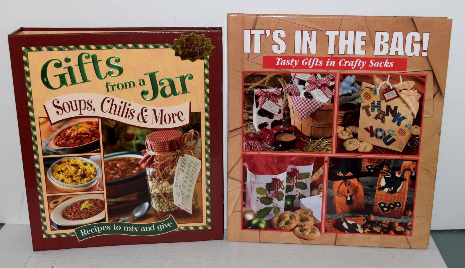 2 Cookbooks – Gifts from a Jar and Its in the Bag —Hardcover
